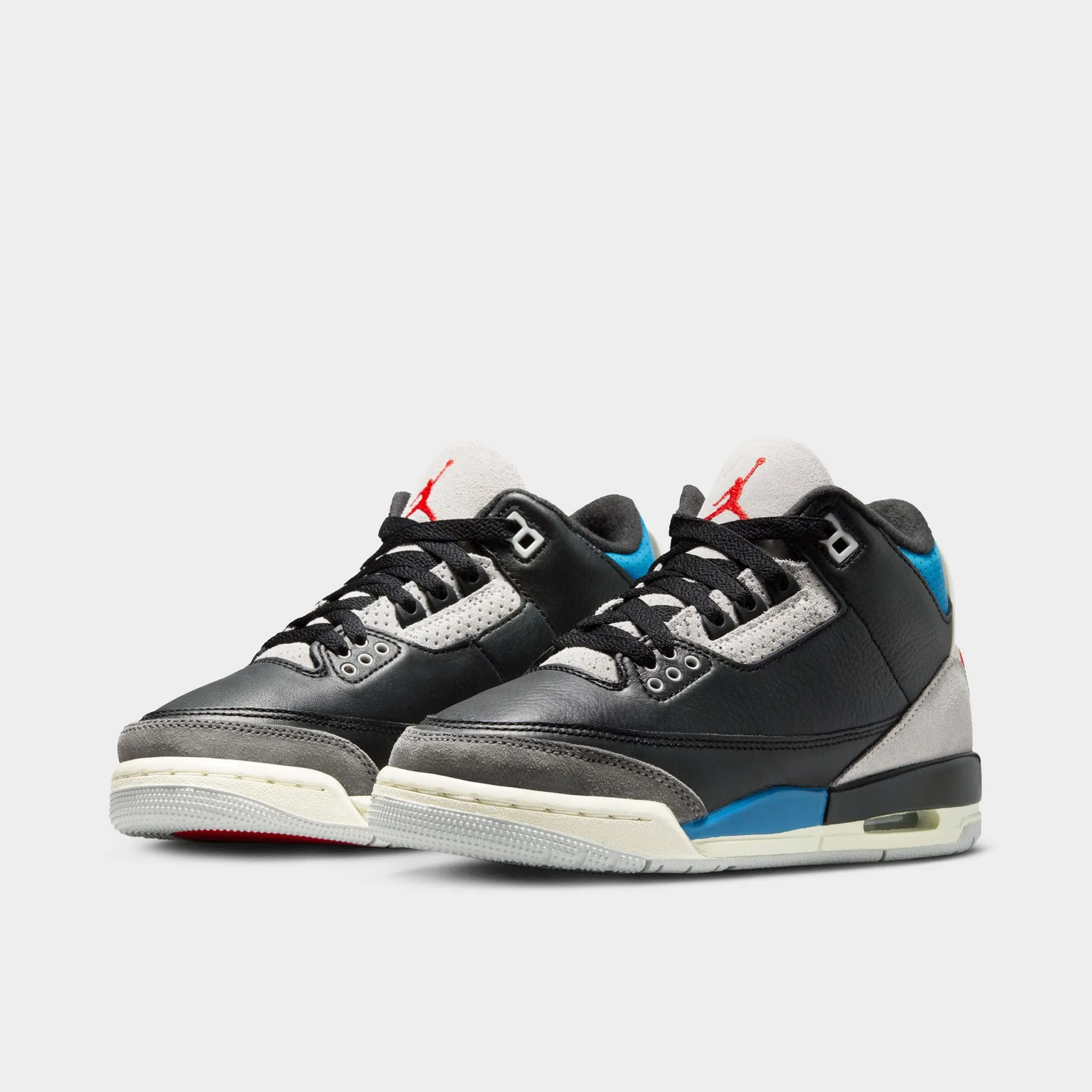 Jordan 3 Retro OG GS Black / Chile Red - Neutral Grey Stylish performance