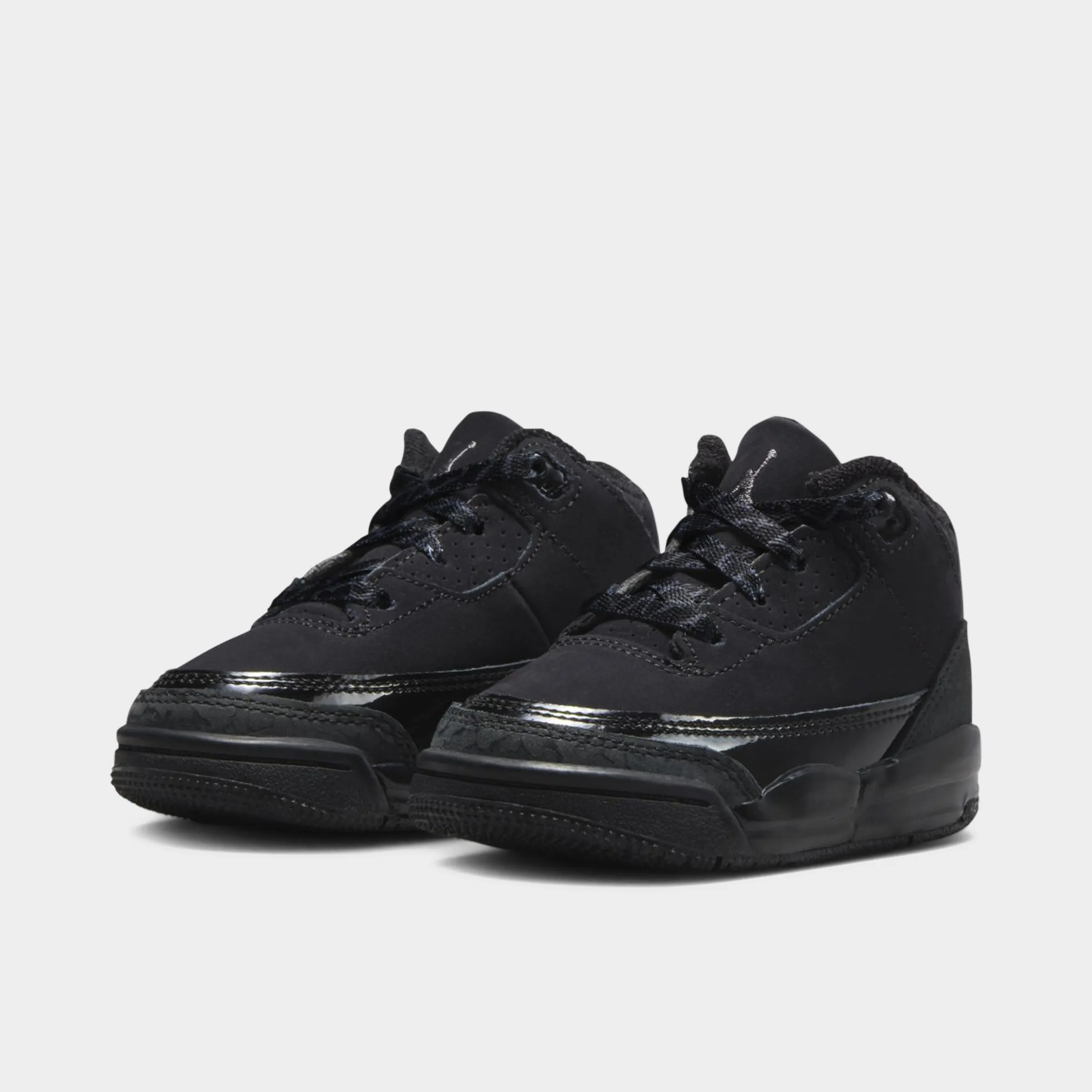 Jordan 3 Retro TD Black / Dark Charcoal - White Quick Drying Liner Multi Layer Midsole Design
