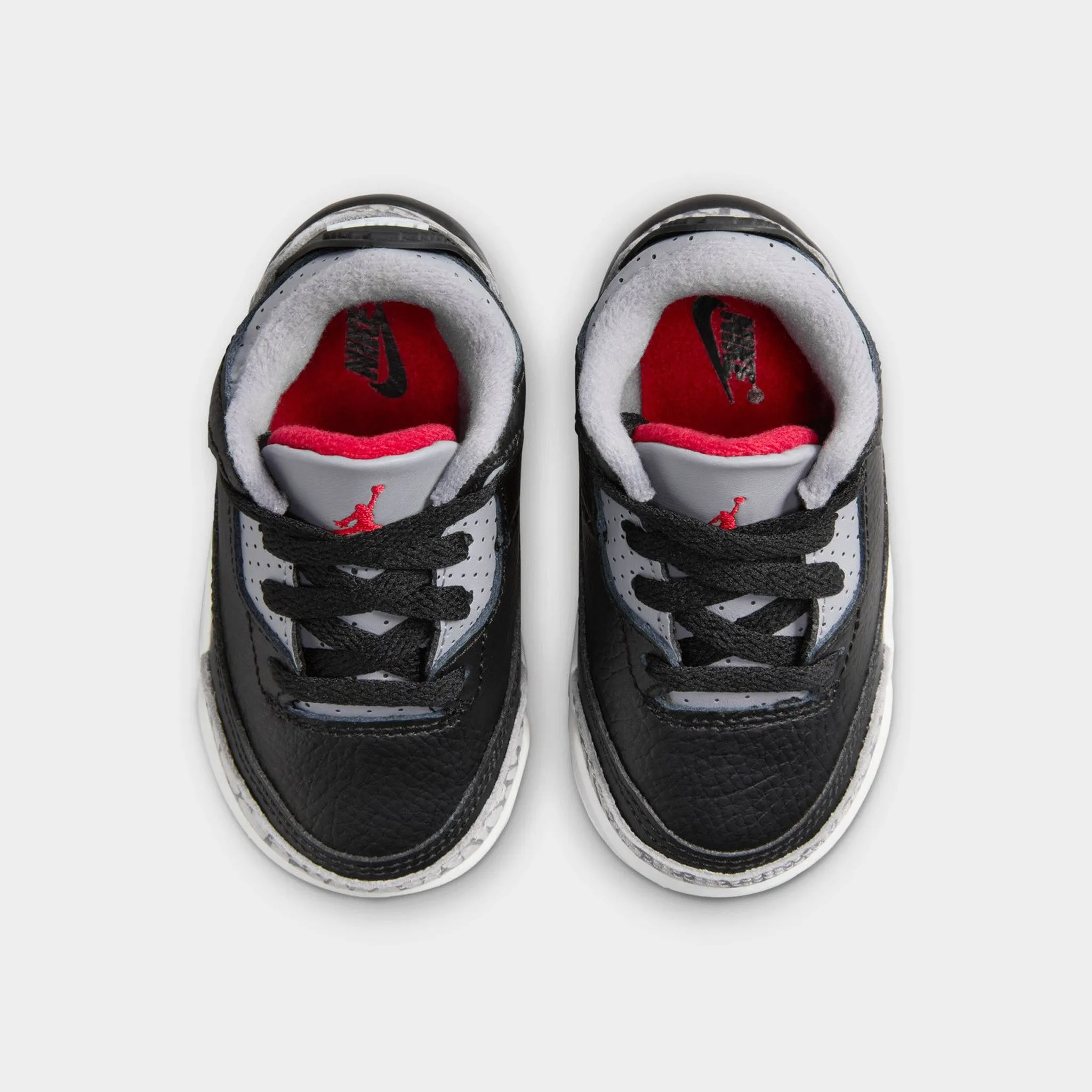 Jordan 3 Retro TD  Black / Fire Red - Cement Grey Supportive arch