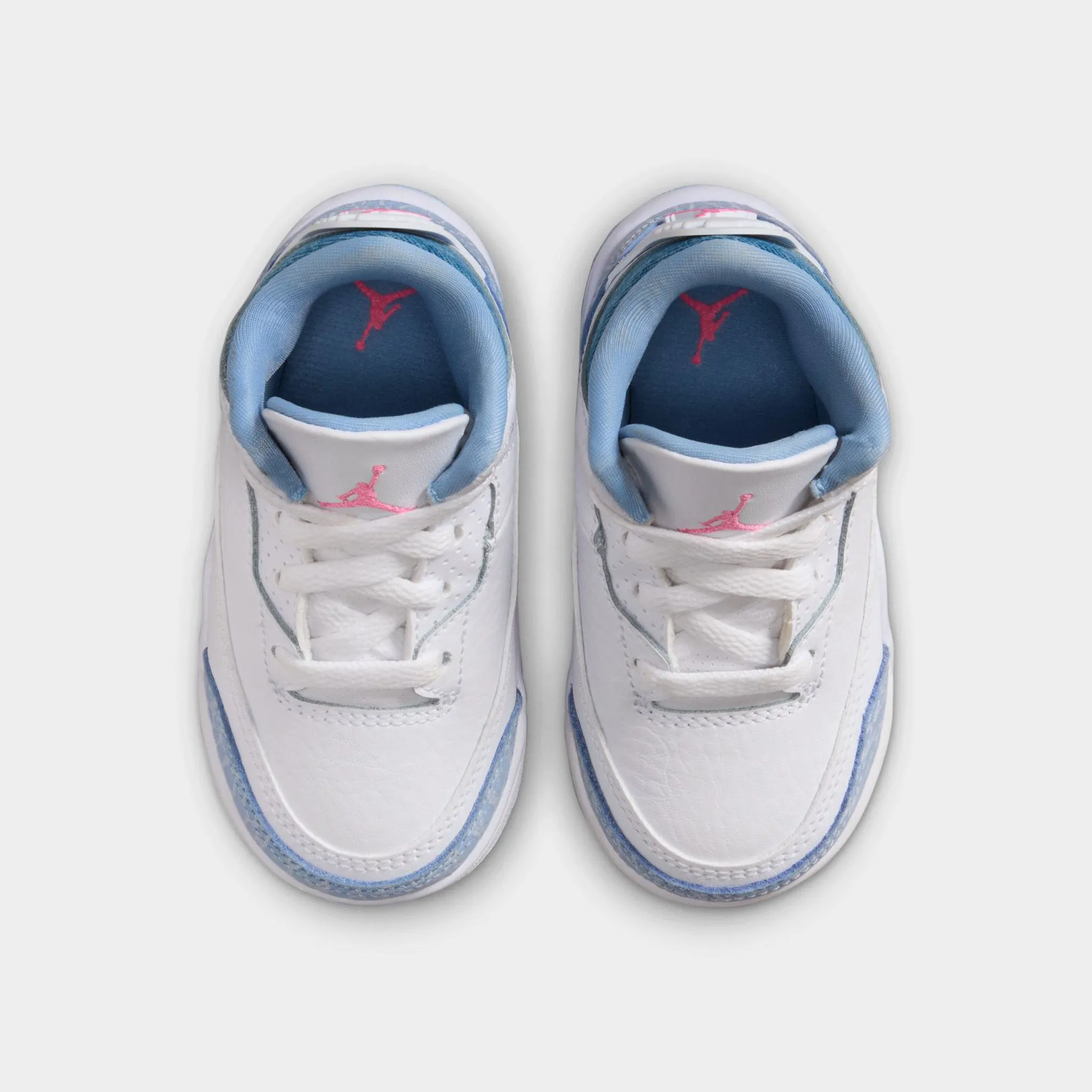 Jordan 3 Retro TD White / Pink Glow - Cobalt Bliss Synthetic Upper