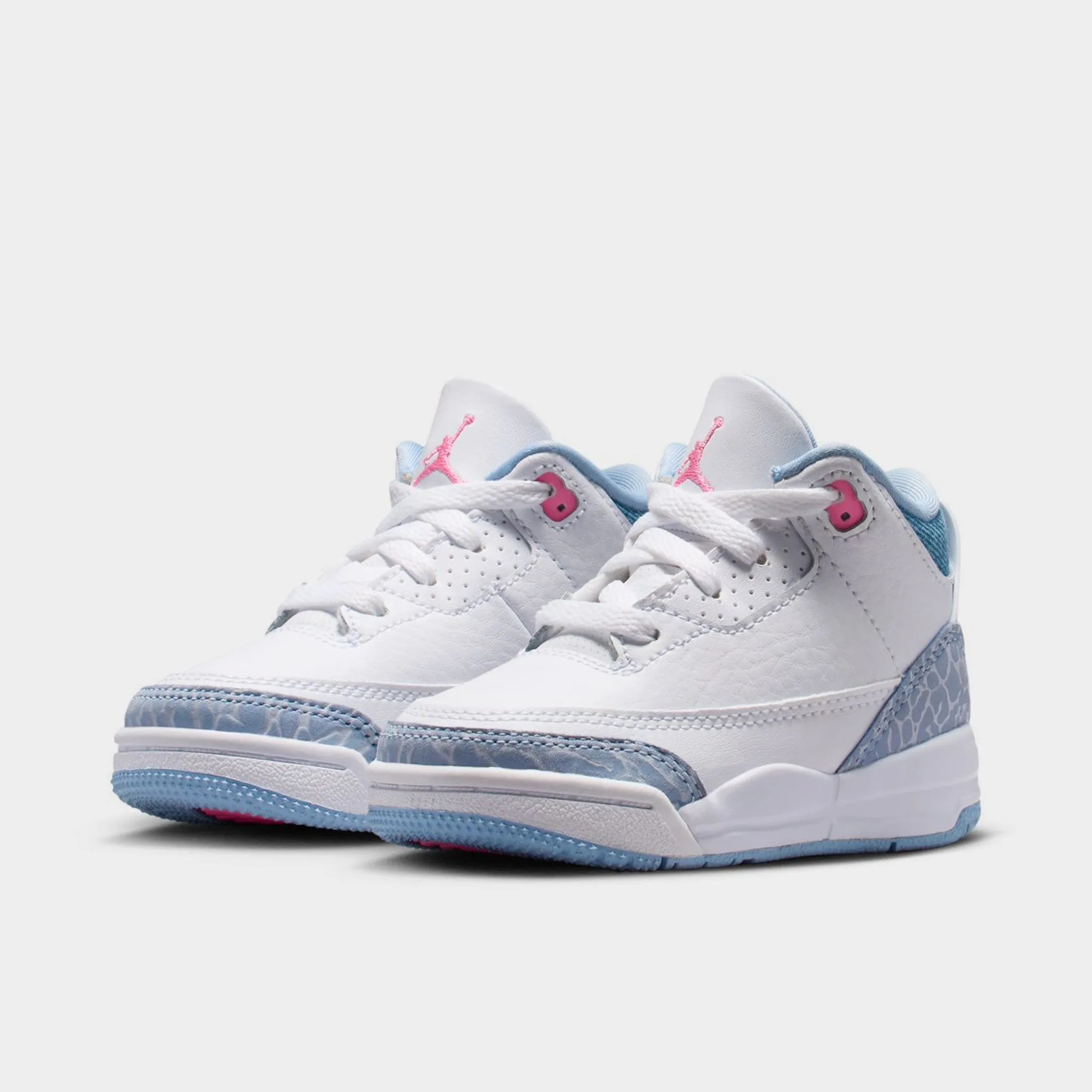 Jordan 3 Retro TD White / Pink Glow - Cobalt Bliss Day Out
