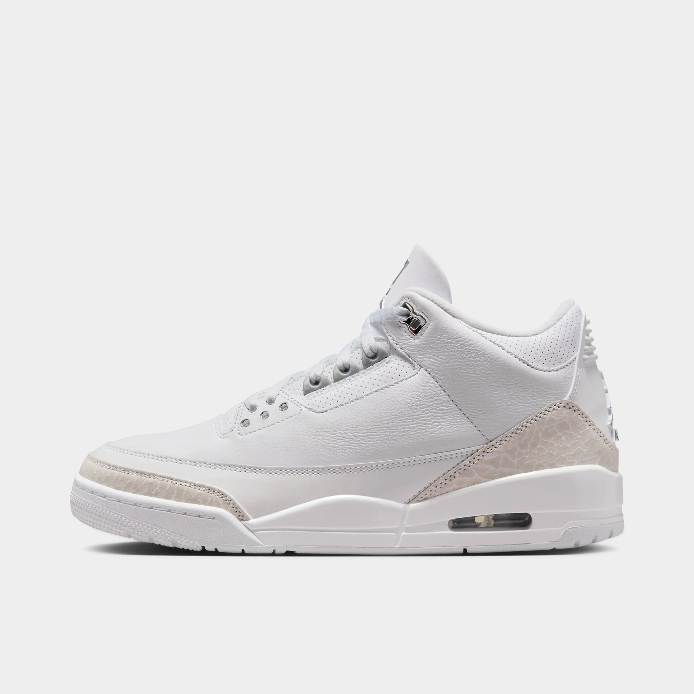 Comfortable Foot Support Training Sessions Jordan 3 Retro White / Metallic Silver - White