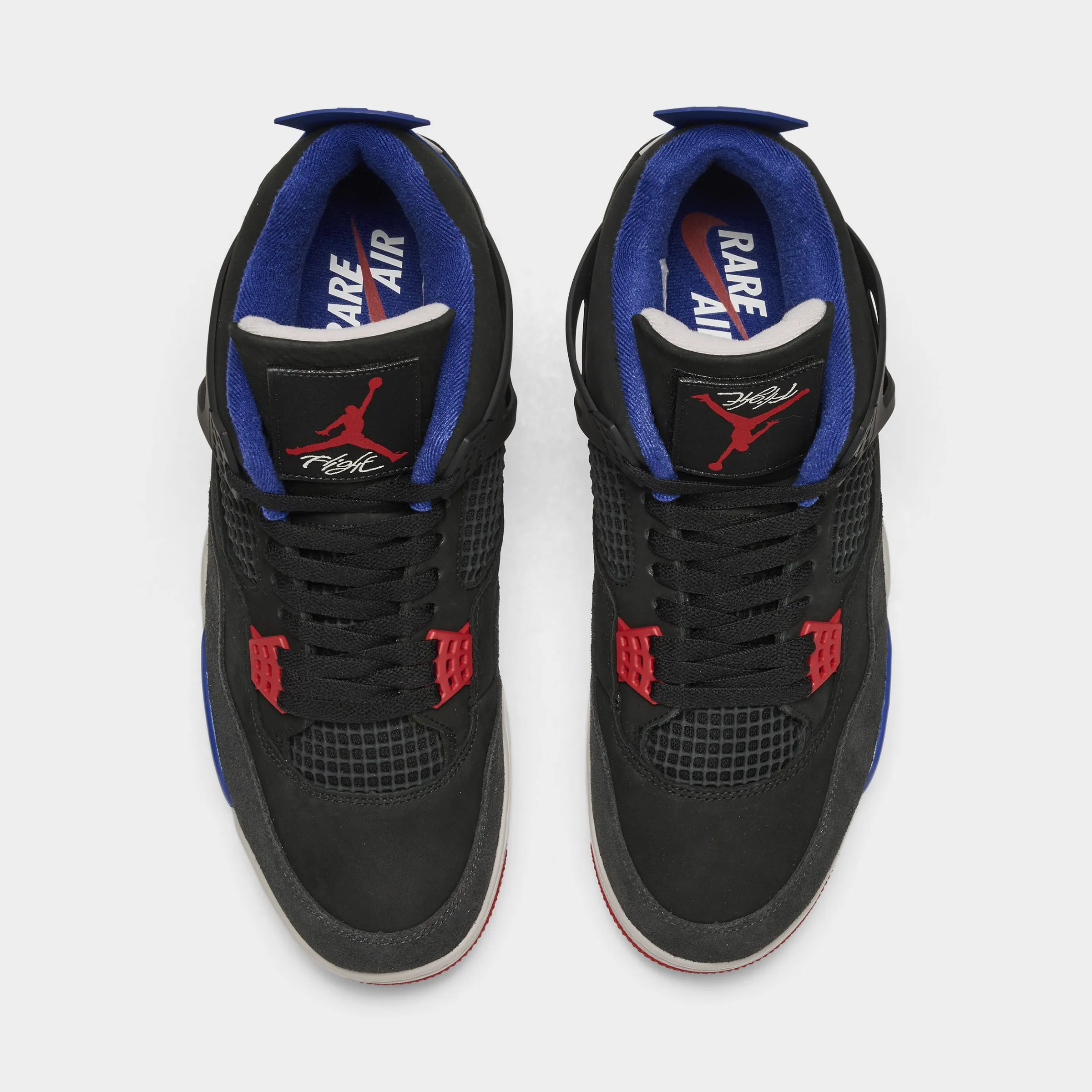 Sneakers Athletic Design Compression Zones Jordan 4 Retro Black / Fire Red - Deep Royal Blue