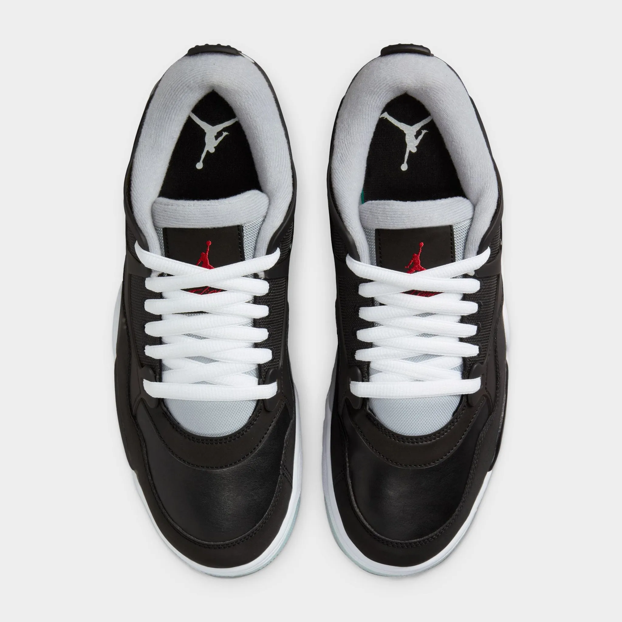 Sneakers Cushioning Jordan 4 RM PRM Black / Fire Red - Wolf Grey
