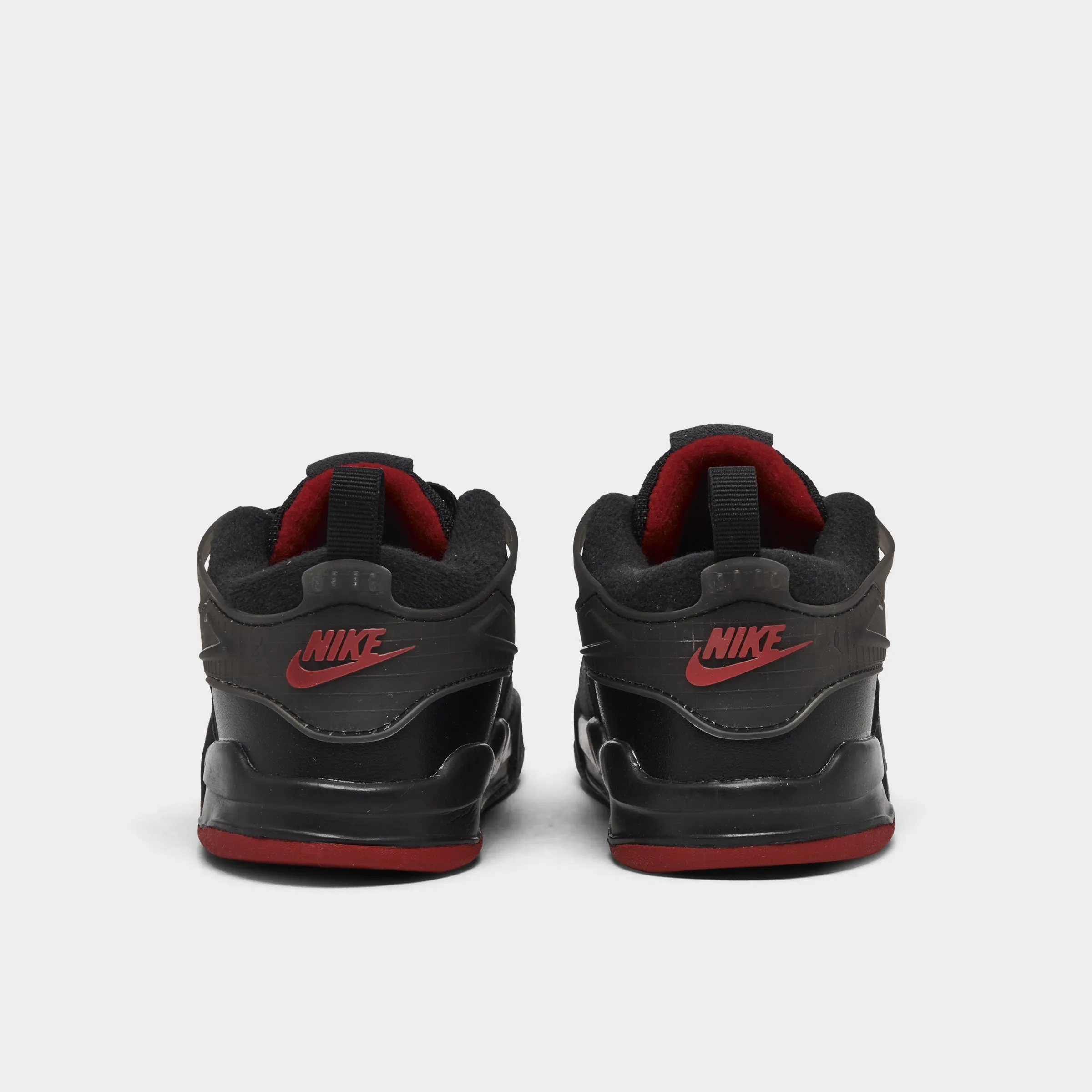 Jordan 4RM TD Black / Varsity Red - Anthracite Reinforced Heel Support