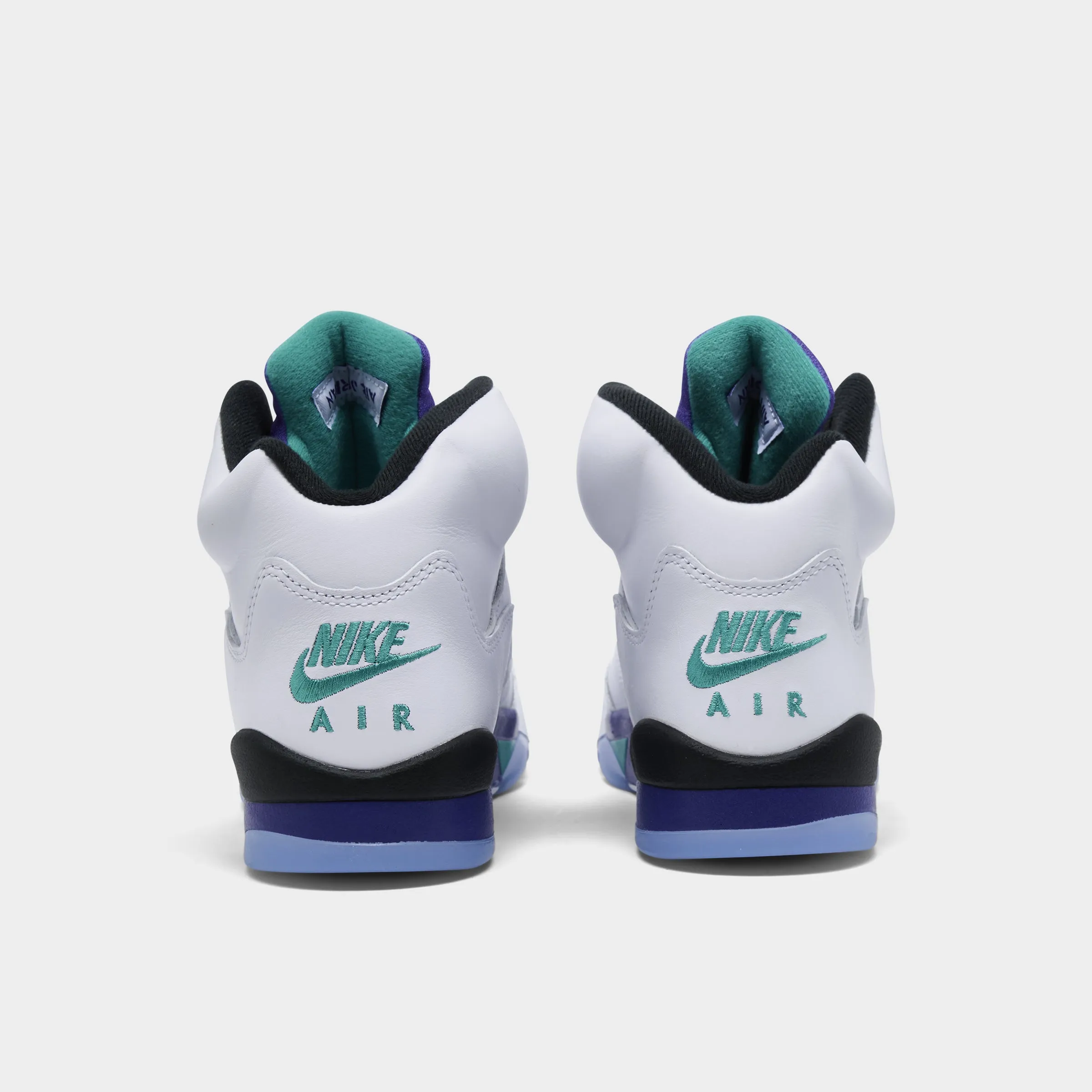 Power Performance Cushion Jordan 5 Retro OG GS White / New Emerald - Grape Ice