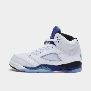 Jordan 5 Retro OG GS White / New Emerald - Grape Ice Agility Fit