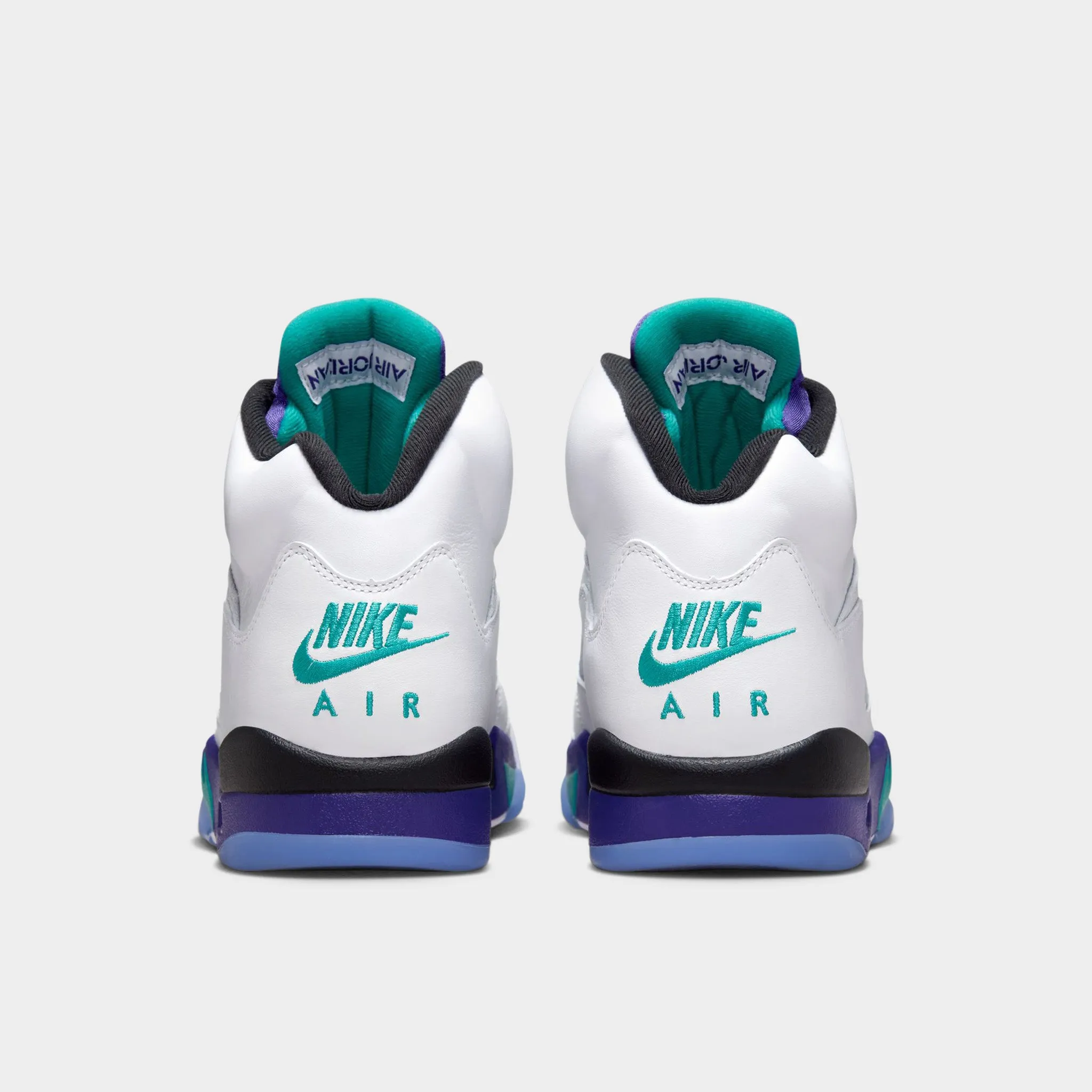 Versatile Fit Jordan 5 Retro OG White / New Emerald - Grape Ice