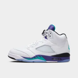 Jordan 5 Retro OG White / New Emerald - Grape Ice Reactive Step Build Micro Grip Traction Nodes