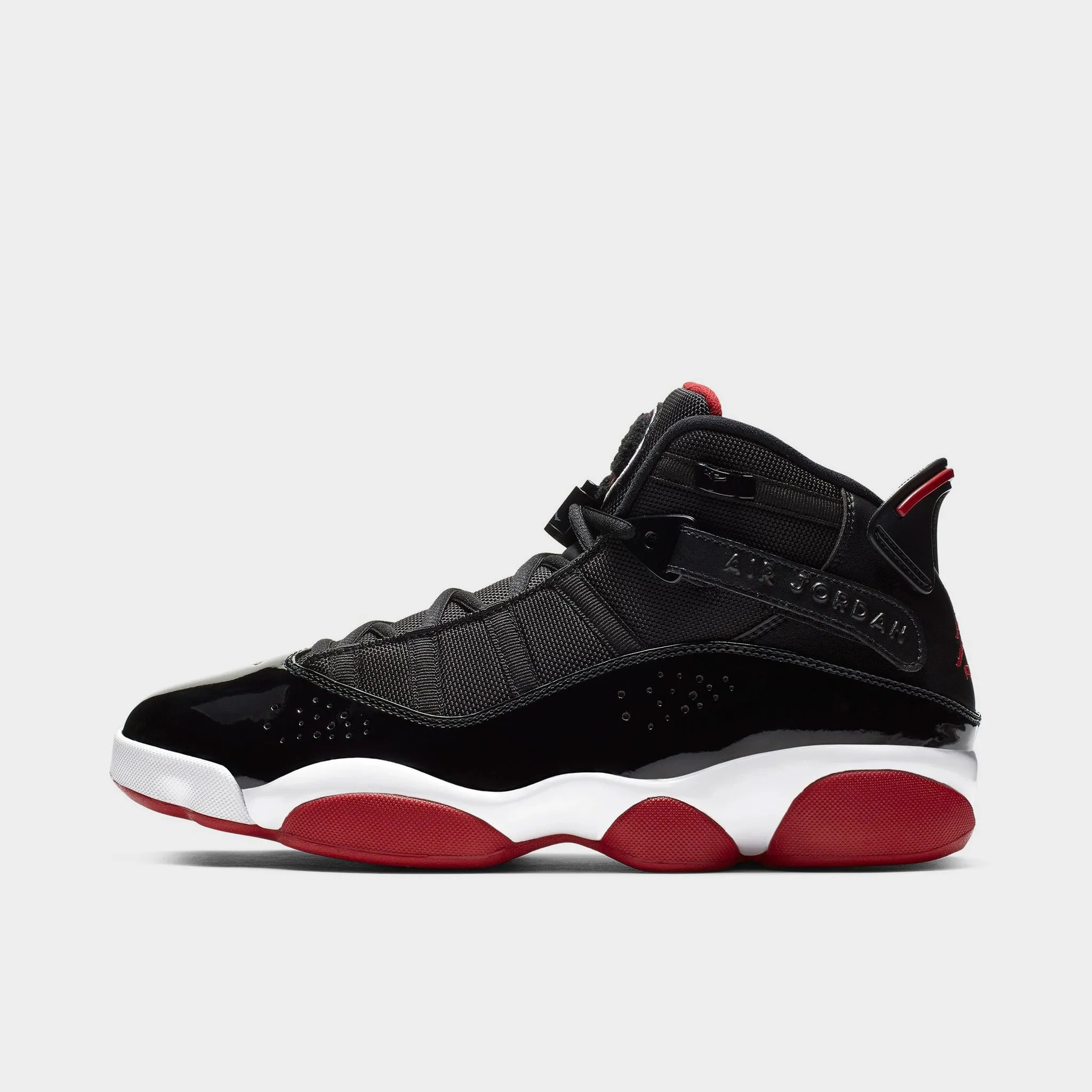 Jordan 6 Rings Black / Varsity Red - White Adaptive Fit Insole