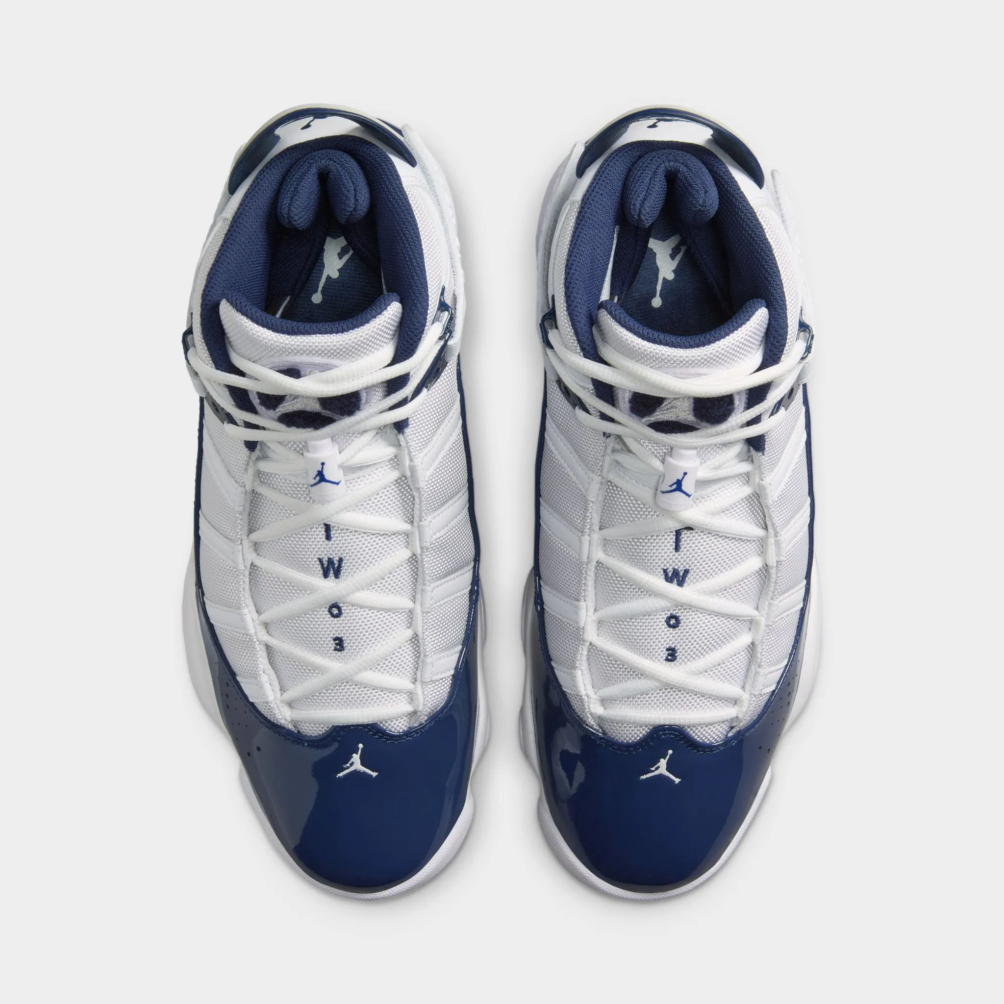 Reflective details Jordan 6 Rings White / Midnight Navy - Neutral Grey
