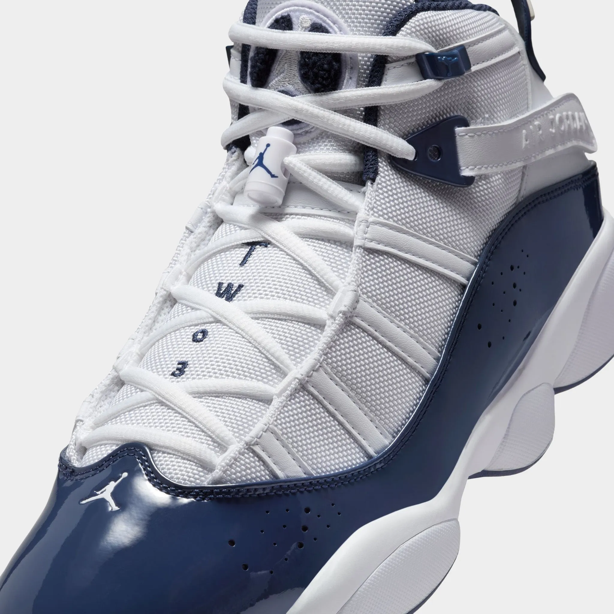 Jordan 6 Rings White / Midnight Navy - Neutral Grey Performance Wear