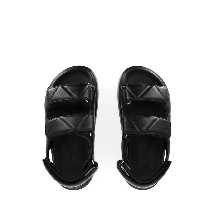 JORDAN - BLACK NAPPA Street Trend Square Toe Design