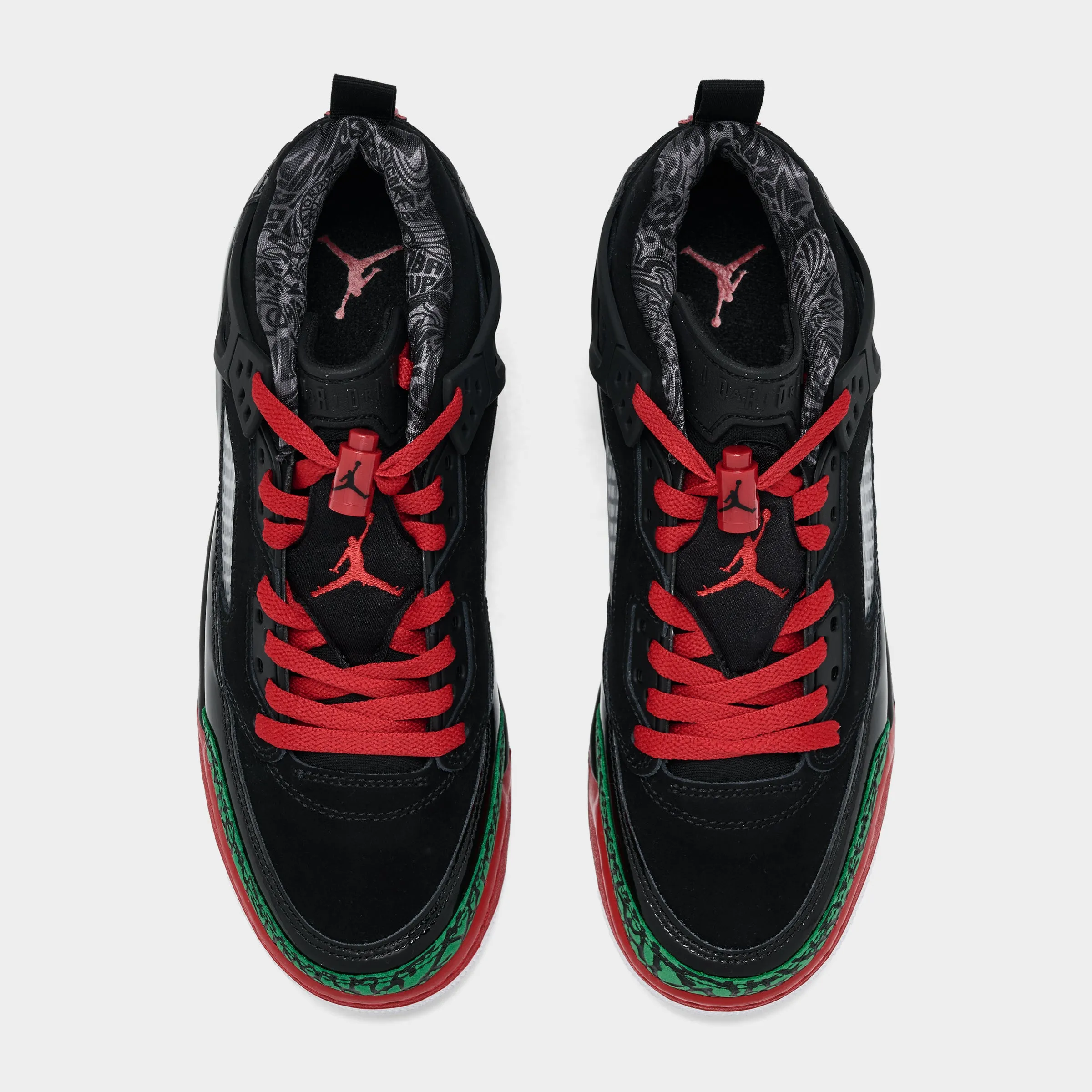 Sneaker Auctions Ergo Support Jordan Spizike Low GS Black / Varsity Red - Classic Green