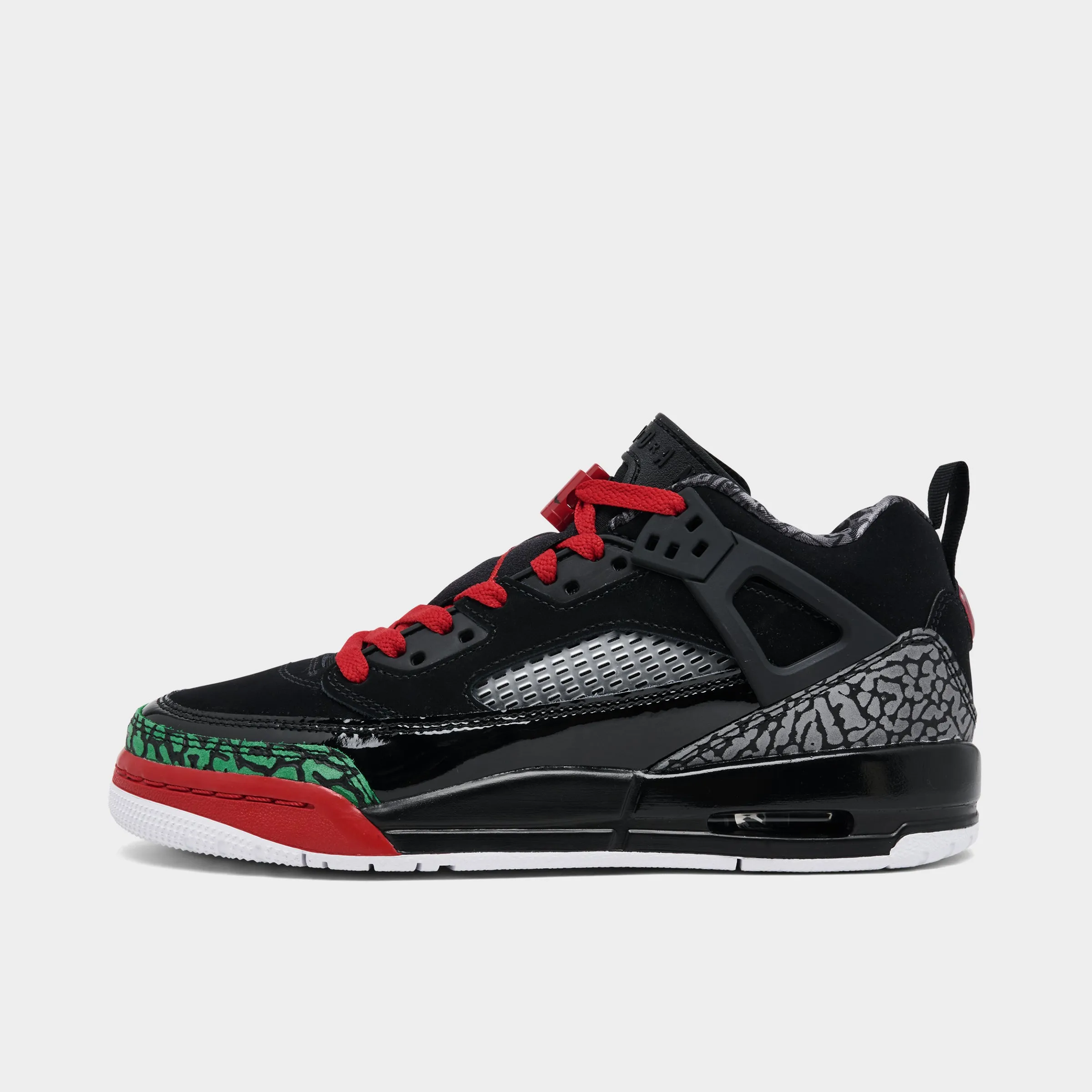 EVA Composite Stabilizing Chassis Jordan Spizike Low GS Black / Varsity Red - Classic Green