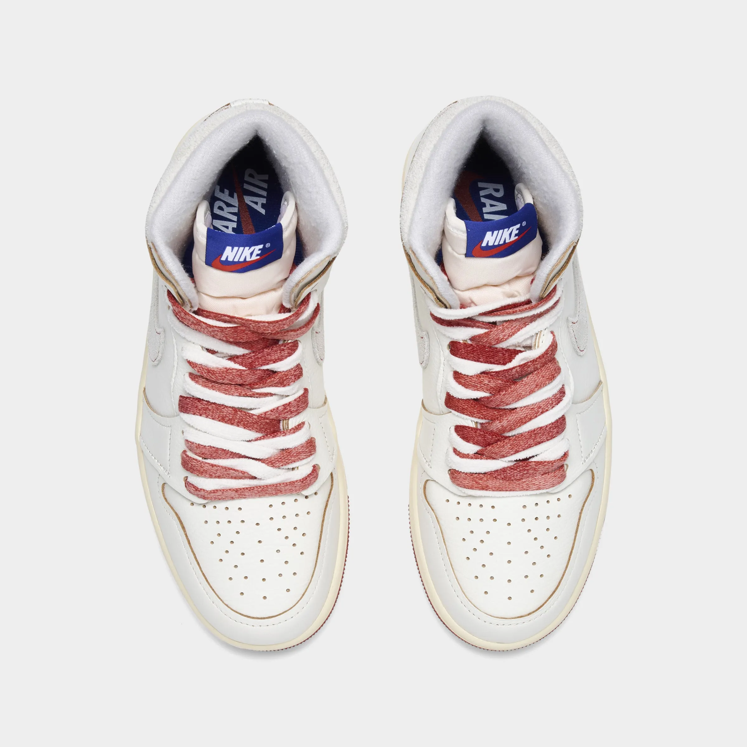 Jordan Women's 1 High OG Sail / Cinnabar - Light Bone Elastic Sides
