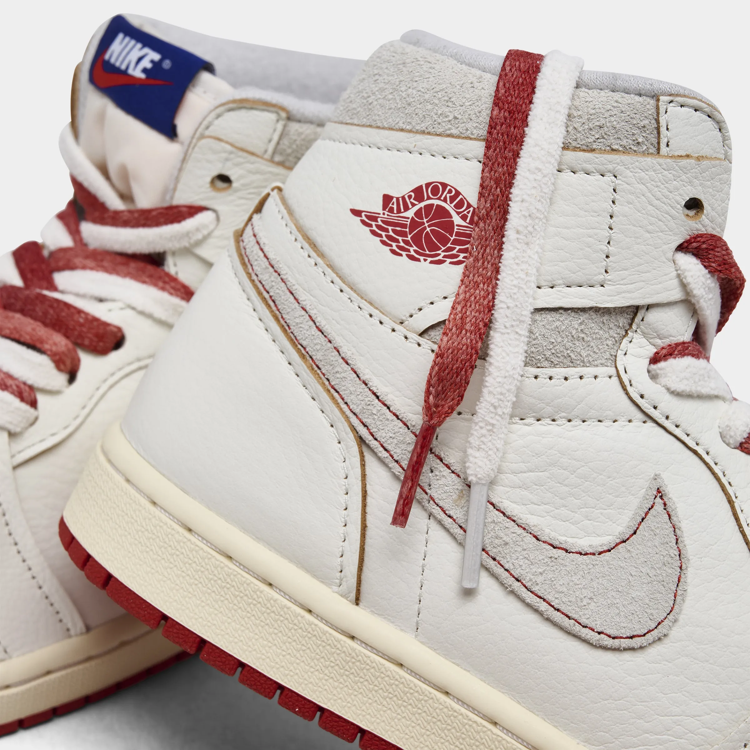 Jordan Women's 1 High OG Sail / Cinnabar - Light Bone Stability Control Plate