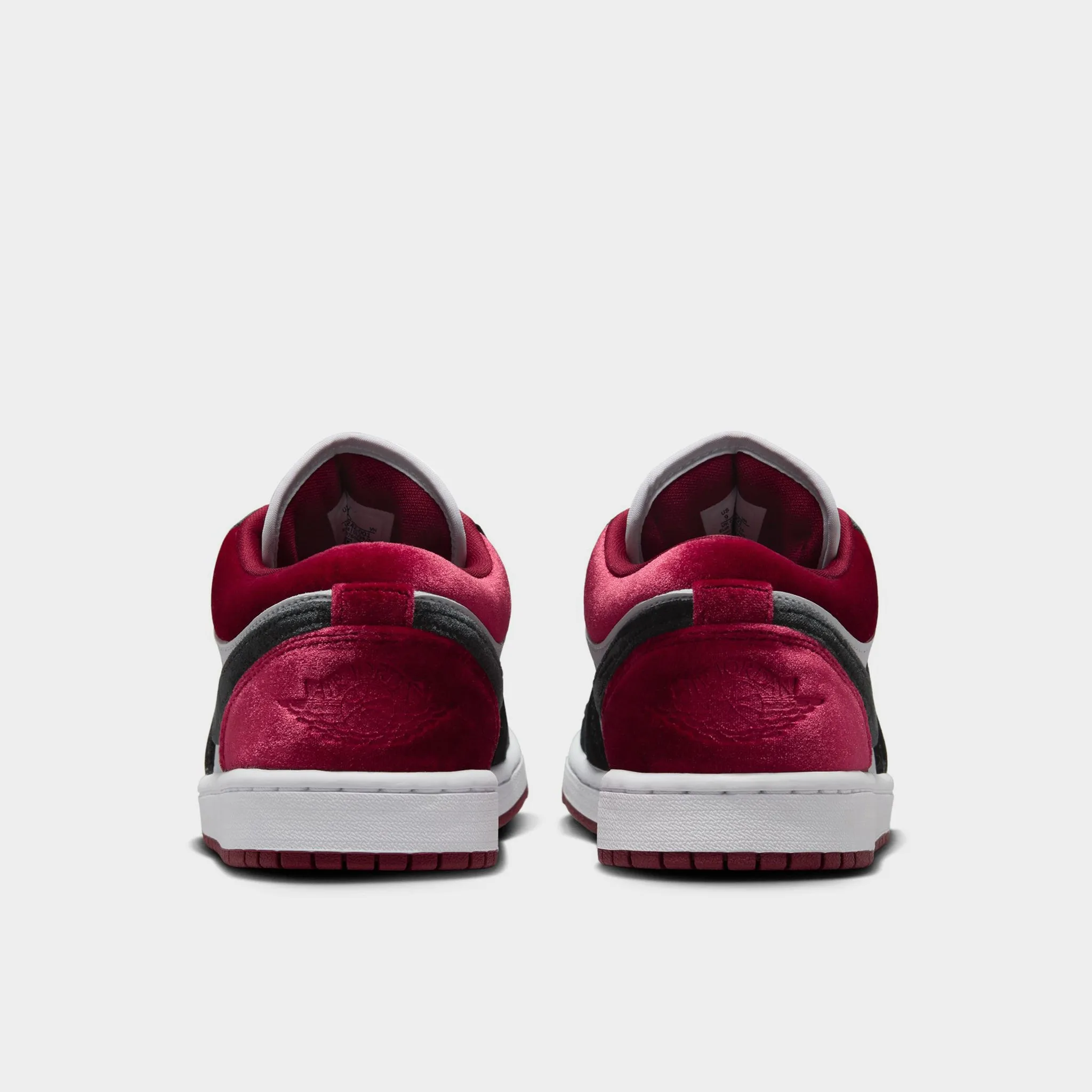 Responsive Propulsion Plate Customizable Jordan Women's 1 Low SE Black / White - Team Red
