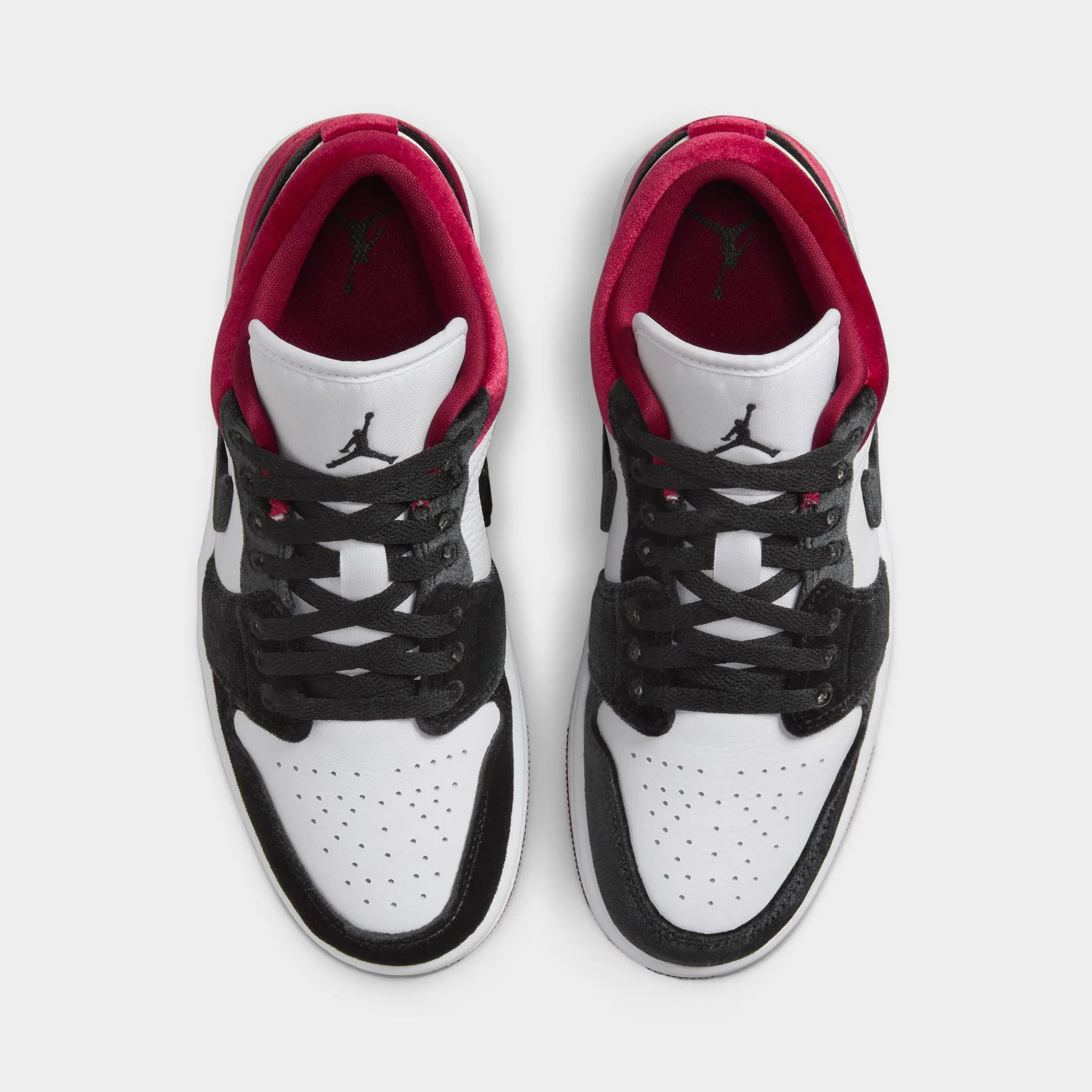 Jordan Women's 1 Low SE Black / White - Team Red Step Soft