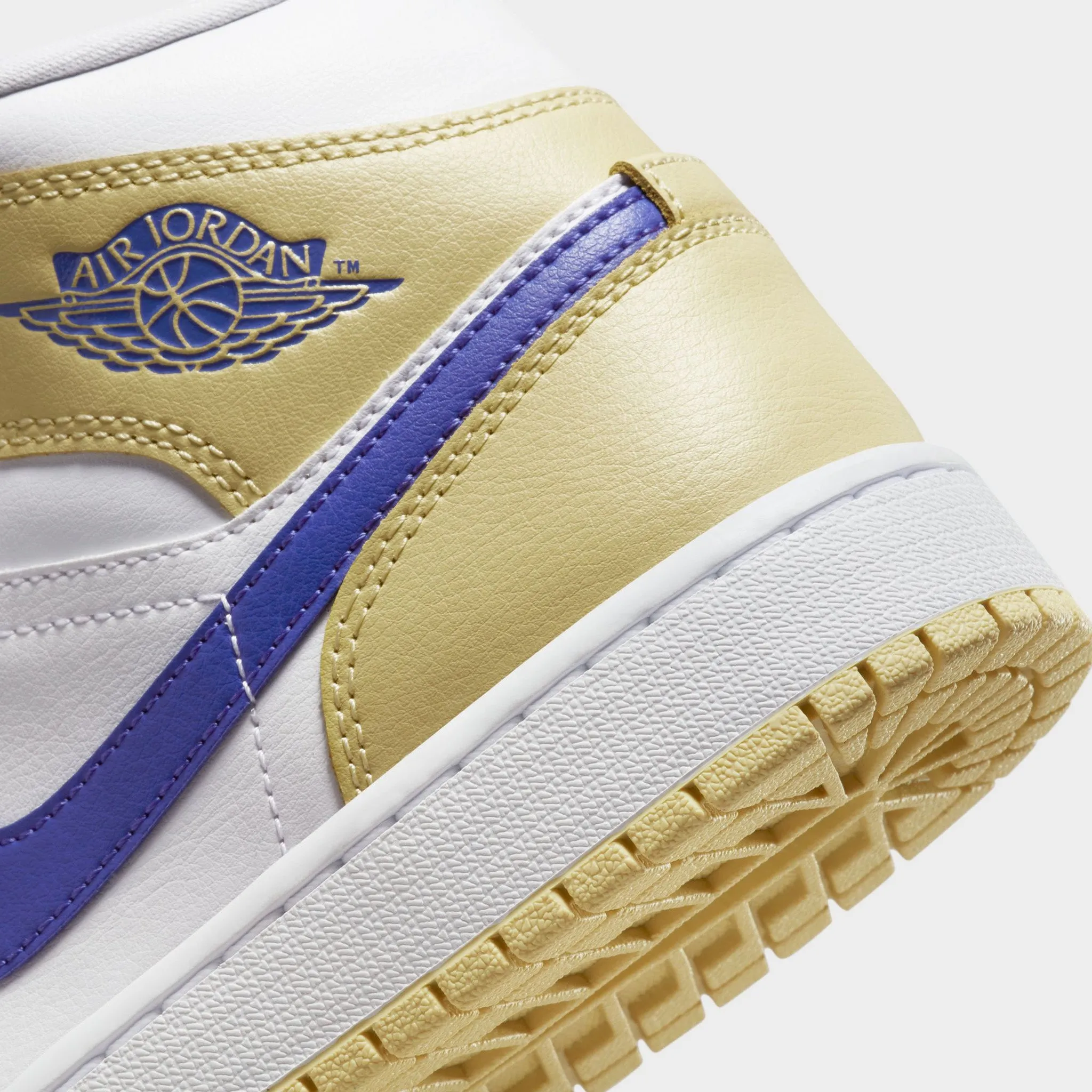 Kinetic Transition System Jordan Women's 1 Mid Lemon Wash / White - Lapis