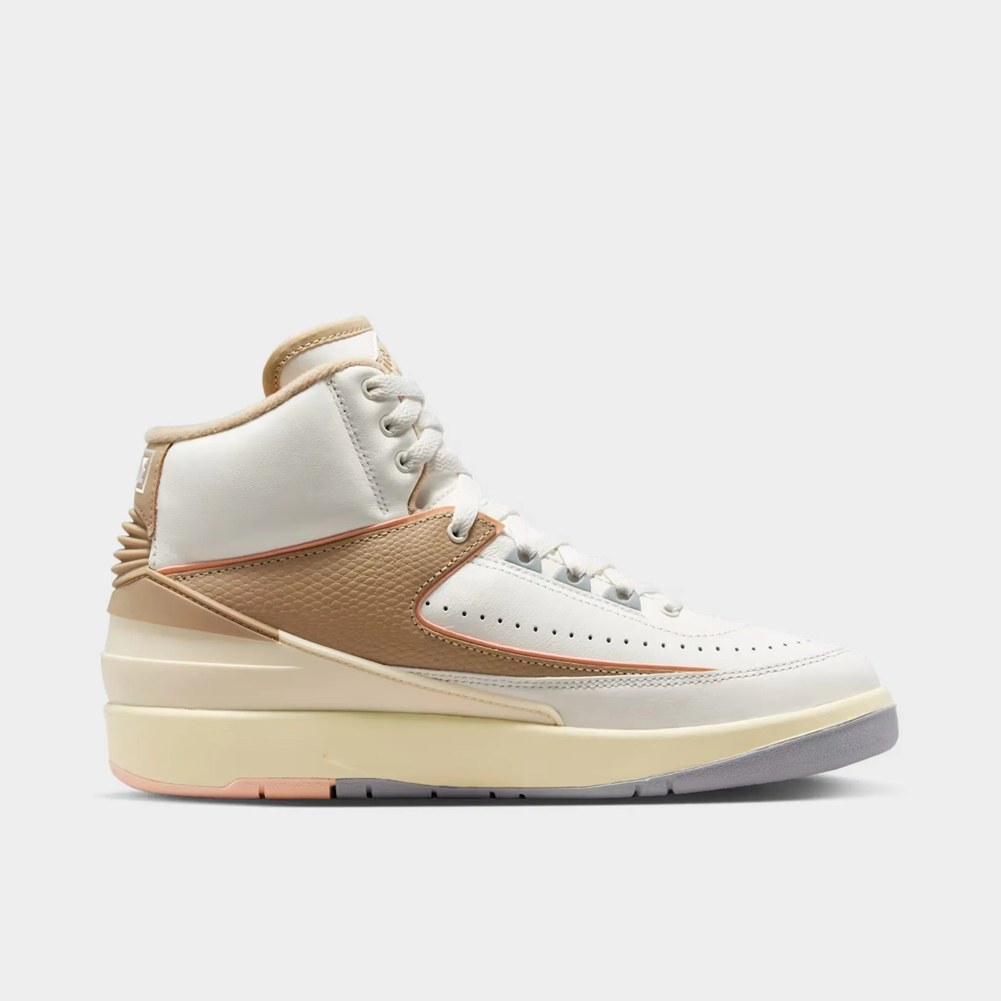 Jordan Women's 2 Retro Sail / Desert - Sunset Haze lightweight foam