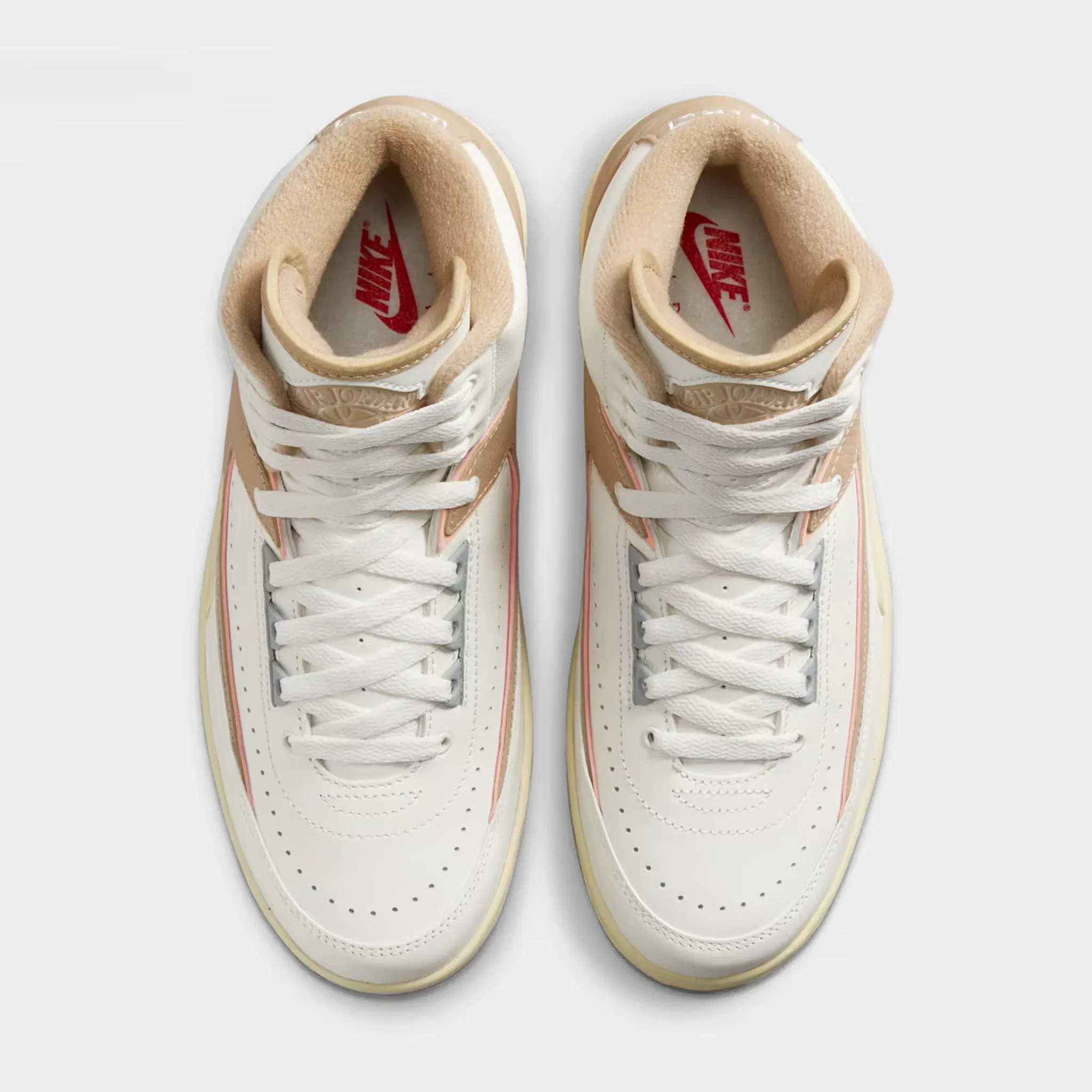 Jordan Women's 2 Retro Sail / Desert - Sunset Haze Low Ankle Style MemoryFoam
