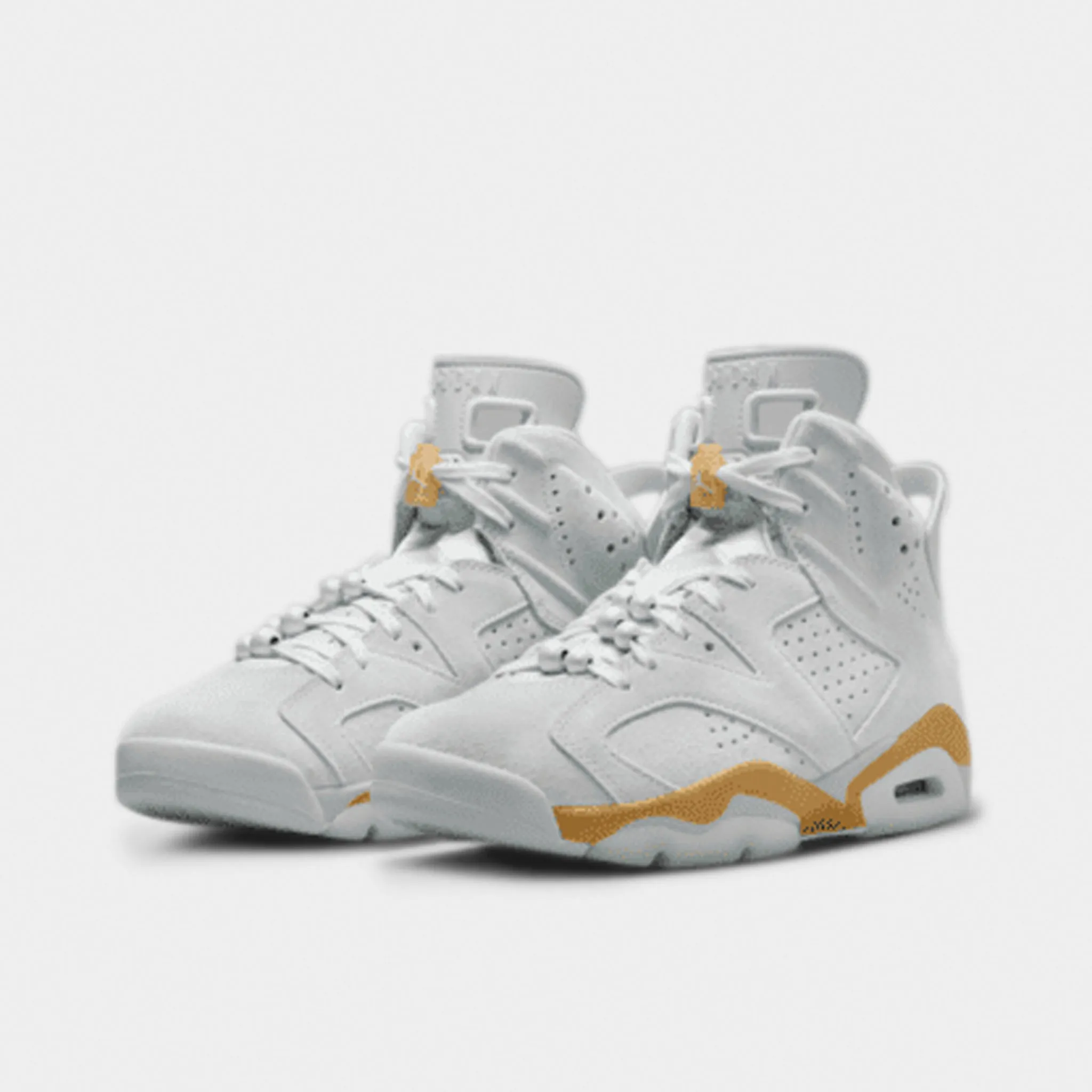 Jordan Women's 6 Retro Pure Platinum / Metallic Gold - Coconut Milk Lockdown Ankle Fit