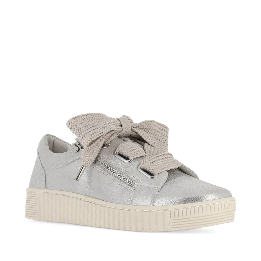 Comfort seekers JOVI - SILVER METALLIC NUBUCK