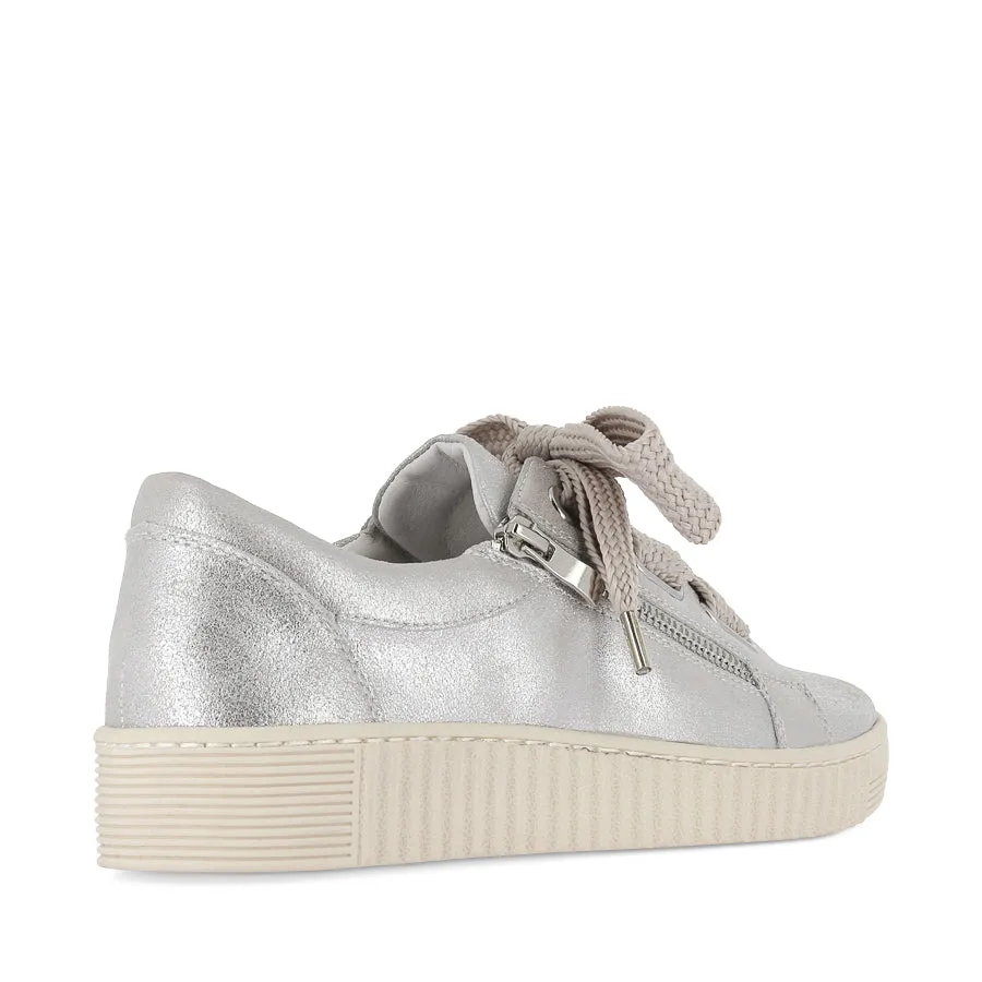 Sophisticated Comfort JOVI - SILVER METALLIC NUBUCK