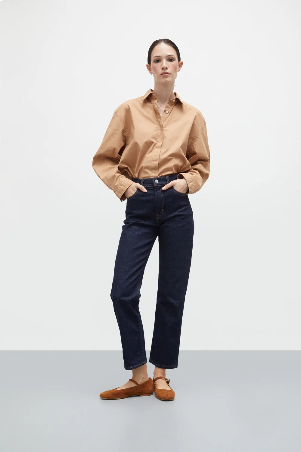 Julieta Mary Janes in Caramel Suede Anti   Pilling Breathable fabric