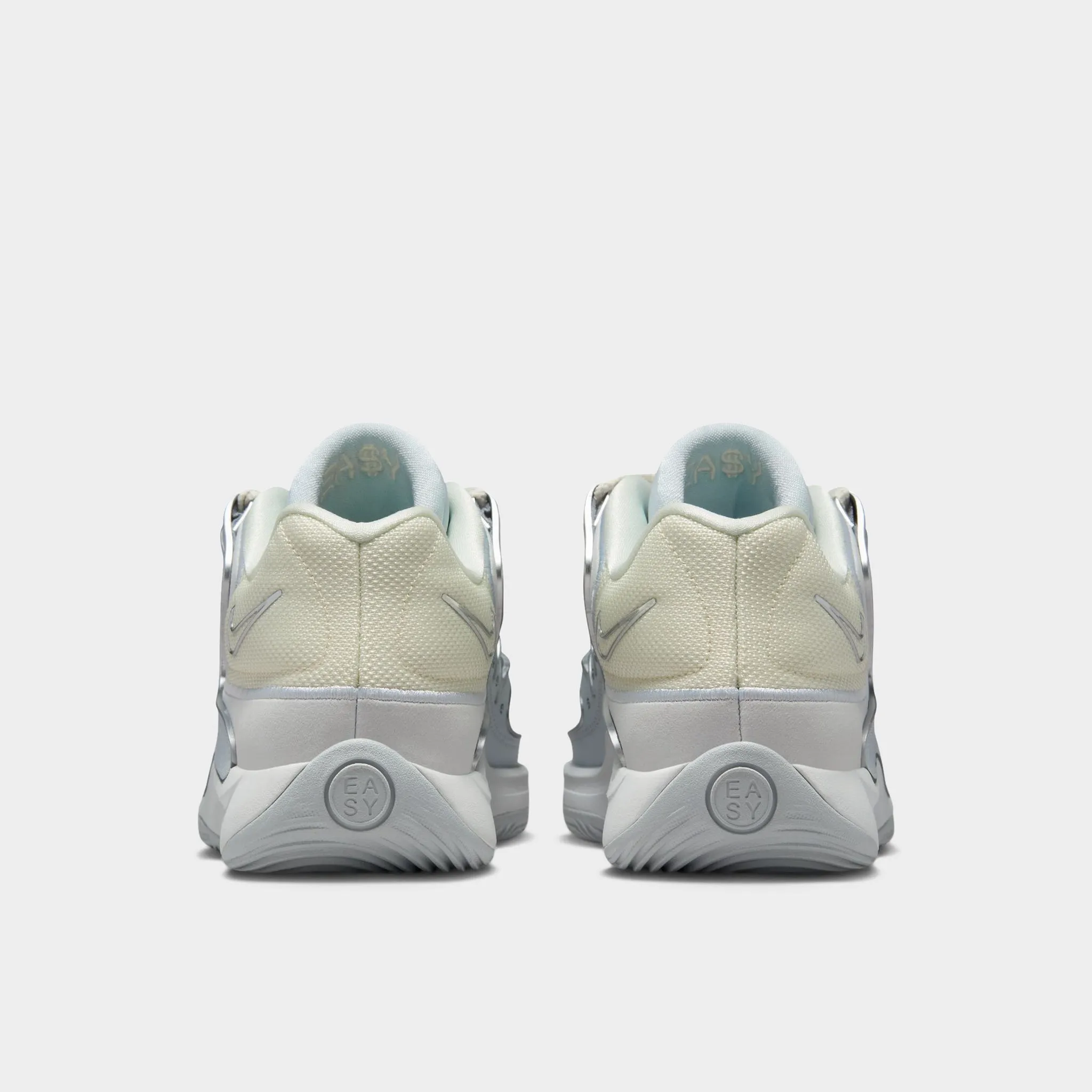 Low Profile Nike KD18 Pure Platinum / Wolf Grey - Summit White