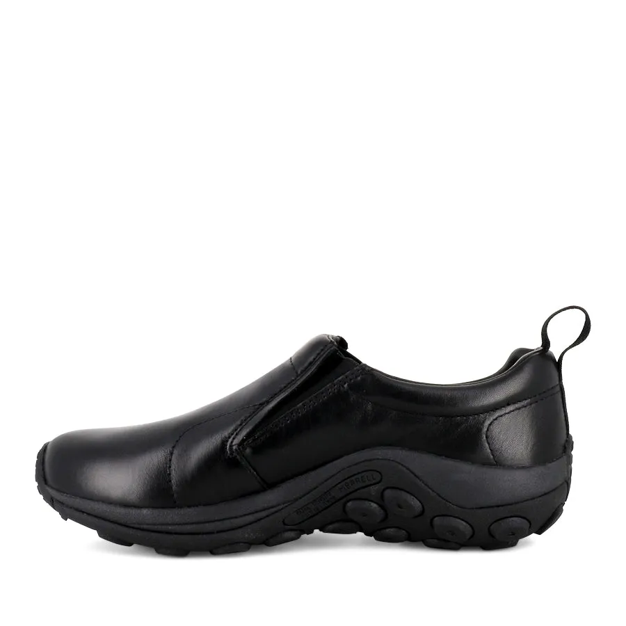 Gym-Friendly JUNGLE MOC LEATHER 2 - BLACK LEATHER