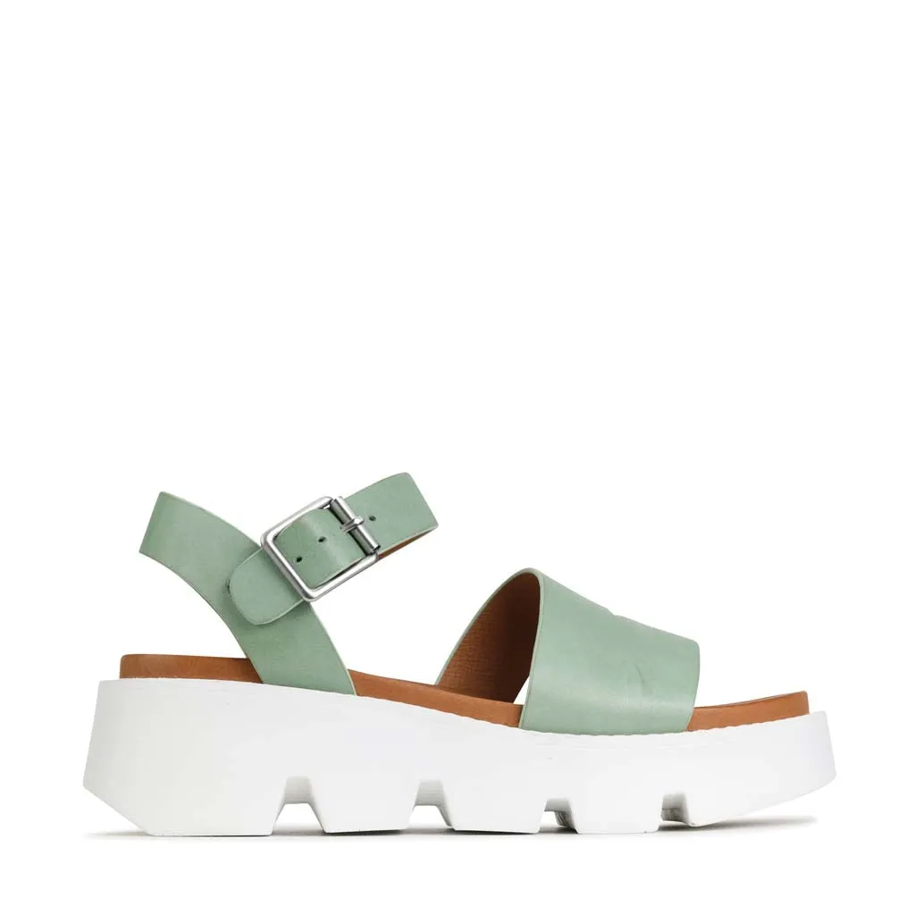 Shop Walk KAILA LEATHER WEDGE SANDALS