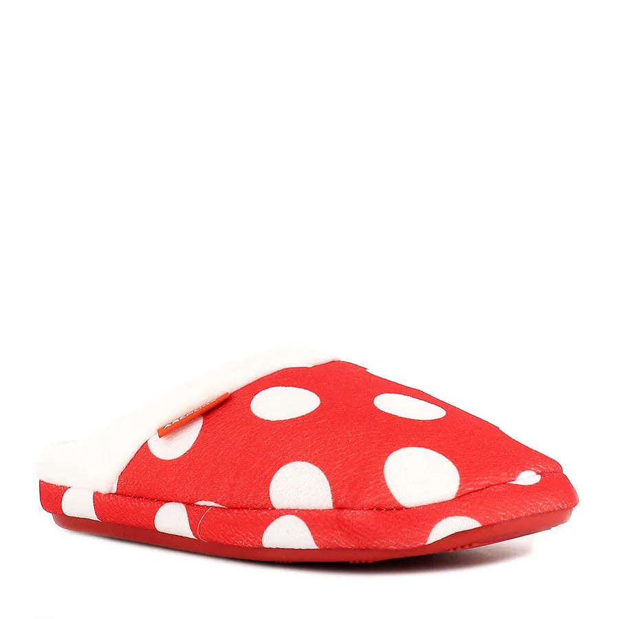 KALLI SLIP ON - RED POLKADOT Versatile Loafers style