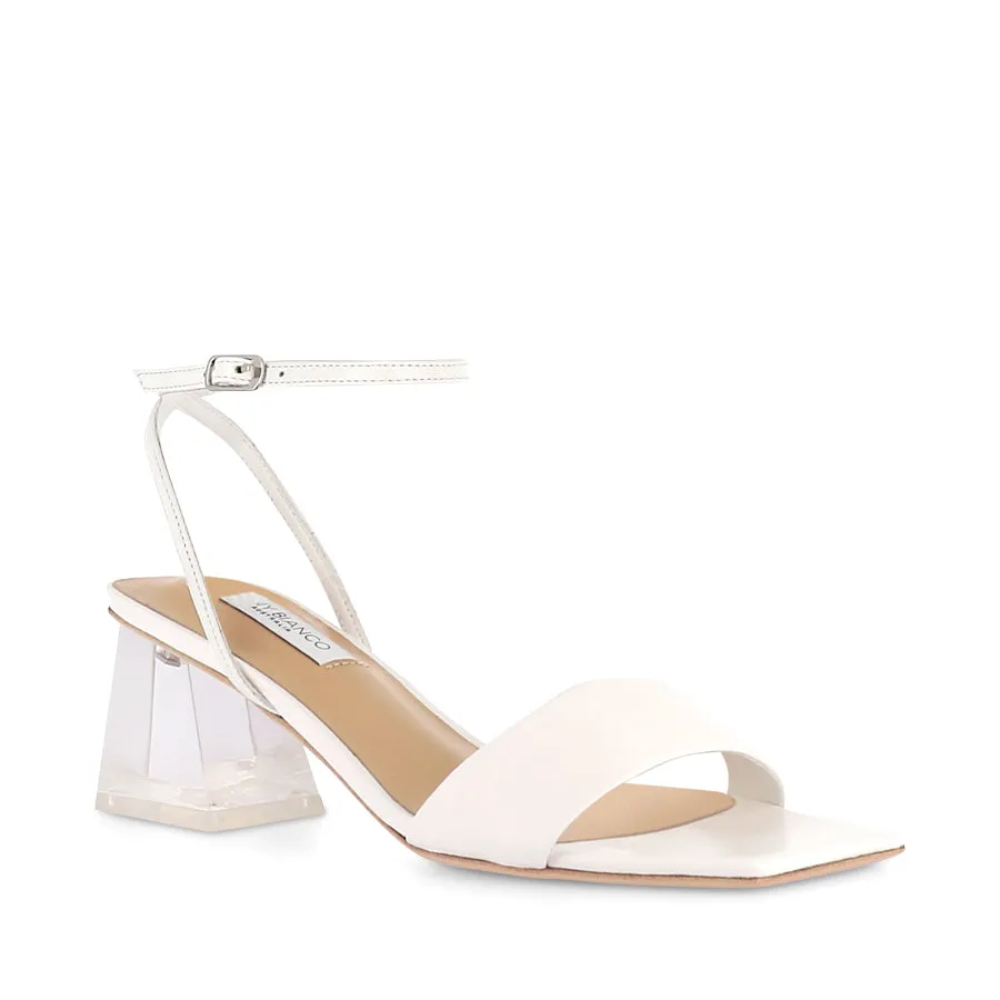 Health Glow Rubber Sole KARLA - WHITE NAPPA