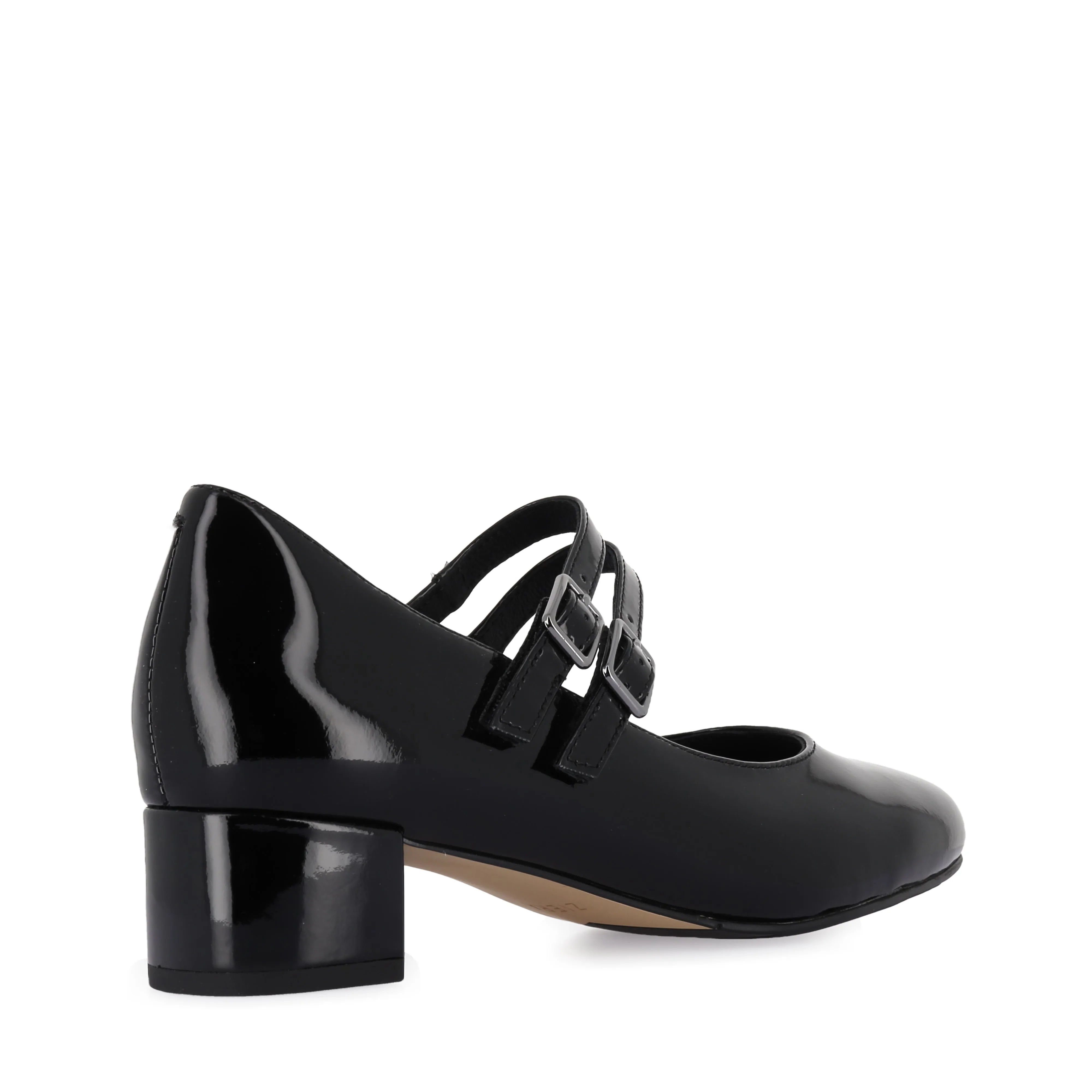 Stylish Comfort Garden Glow KAROLY W - BLACK PATENT LEATHER