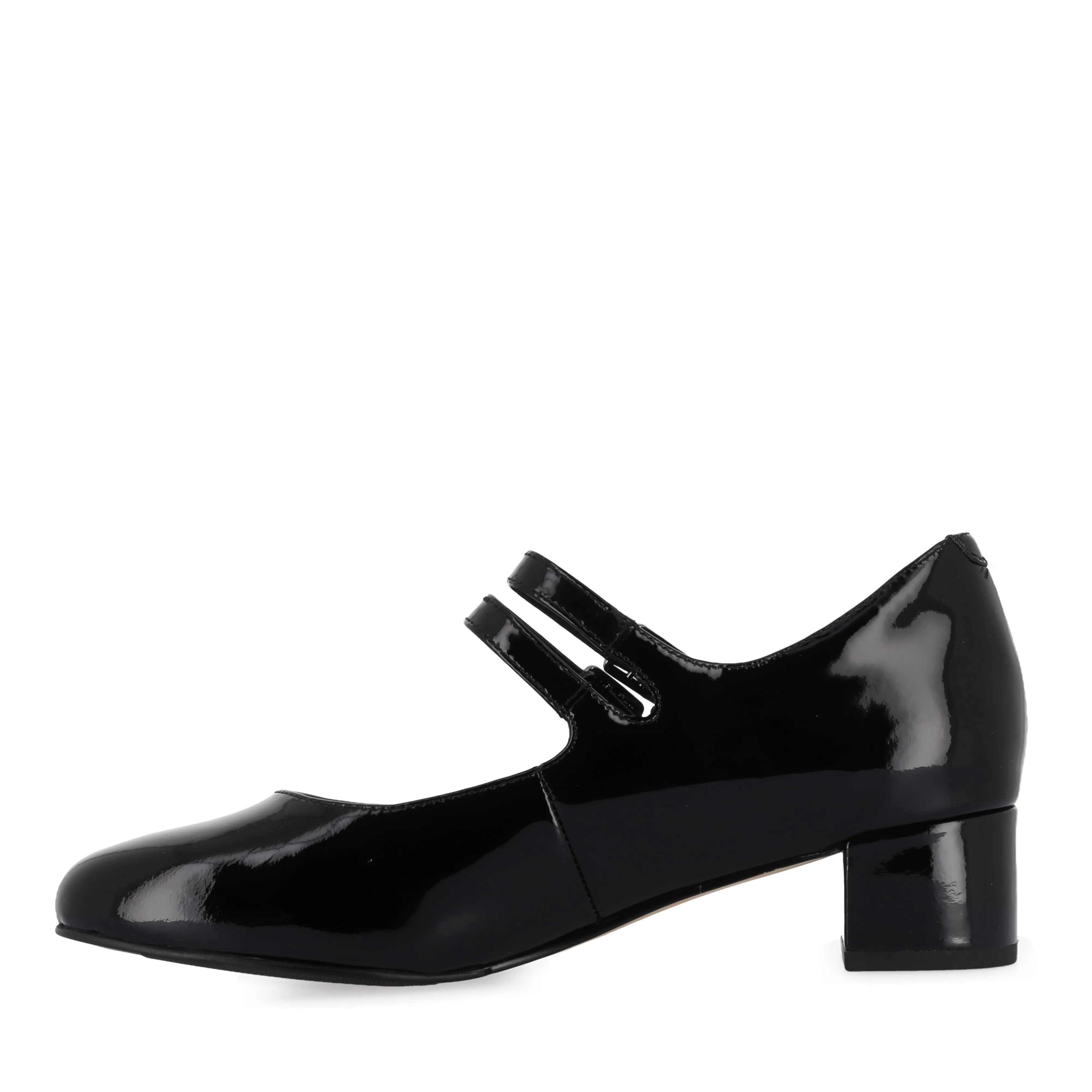 KAROLY W - BLACK PATENT LEATHER garden party