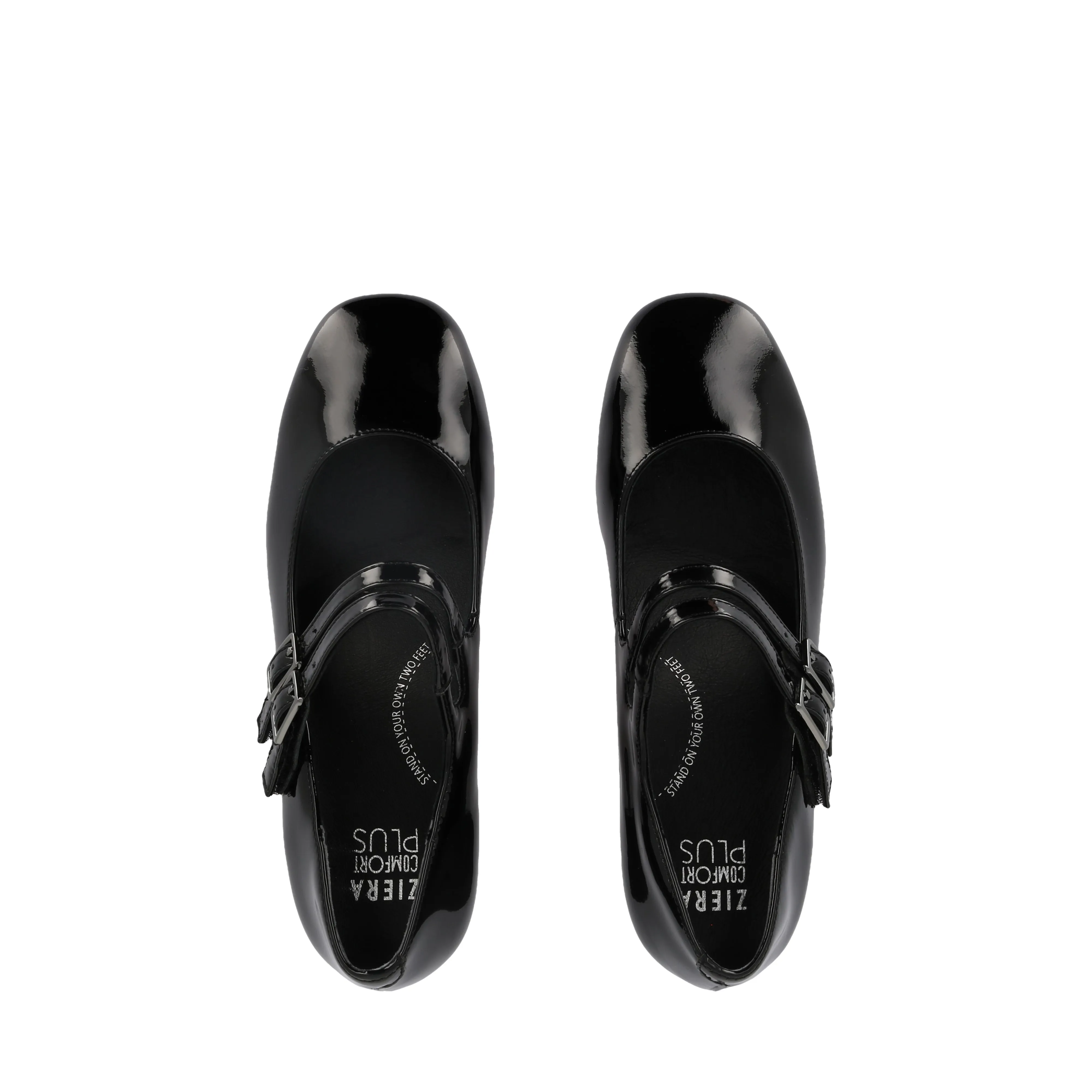 KAROLY W - BLACK PATENT LEATHER Indoor Wear Outdoor Go