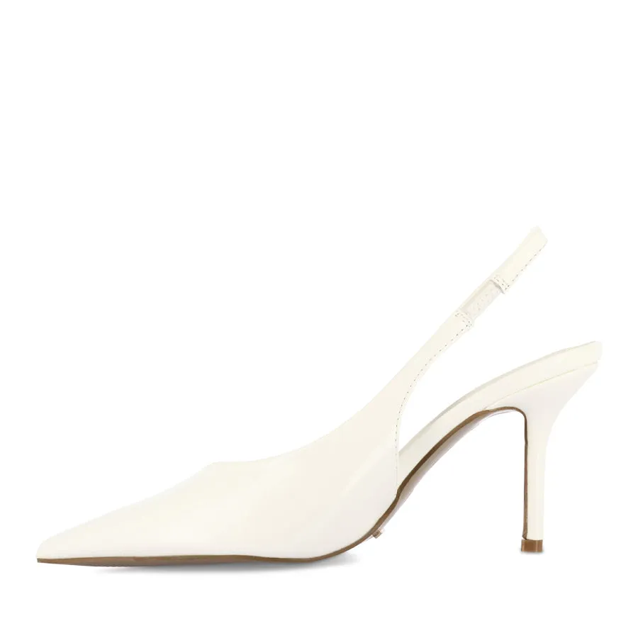 KENDRA - WHITE SHINE Simple Sophistication Shoes Star Camp