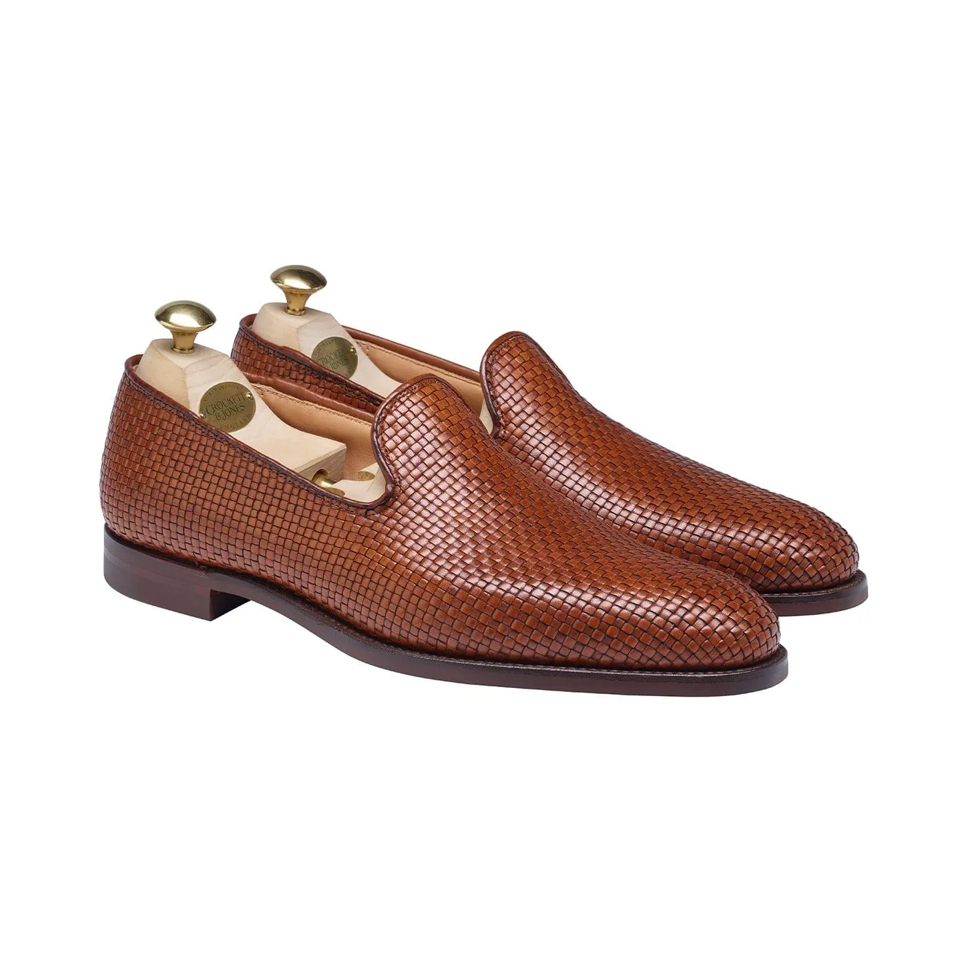 Light Path Fit Firm Kensington Tan Woven Calf