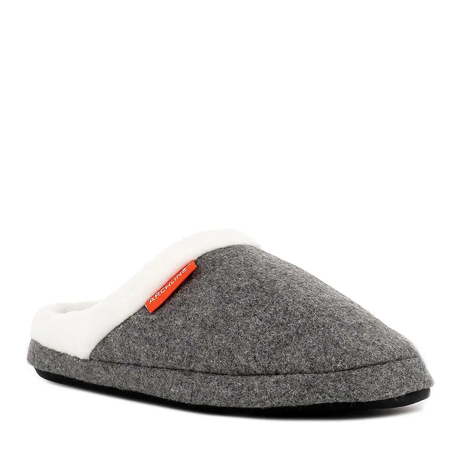 Vegan Non Skid KERRY SLIP ON - GREY MARL