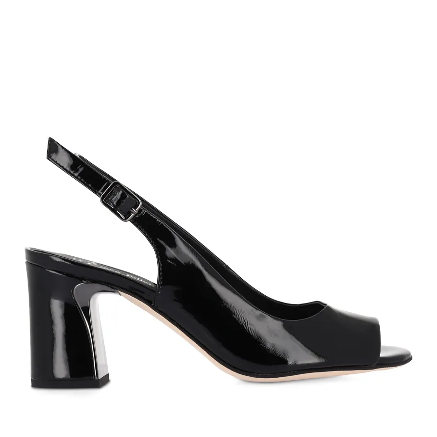 Drink Glow KIANNA - BLACK PATENT LEATHER