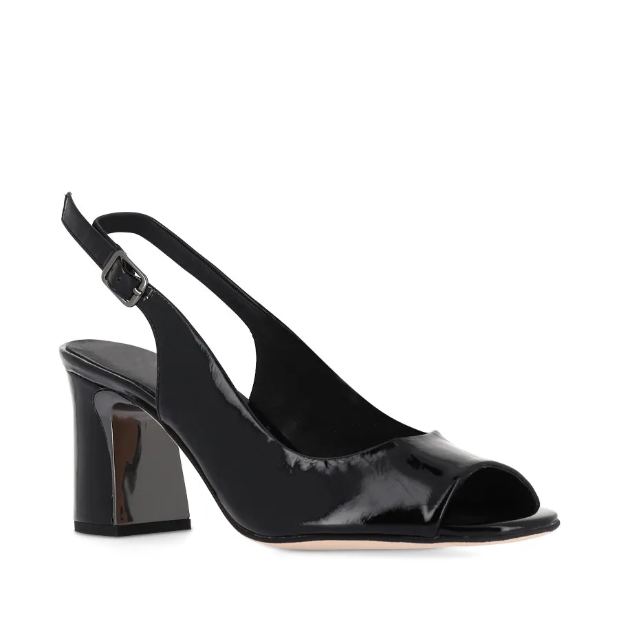Flat Heel City Stroll KIANNA - BLACK PATENT LEATHER