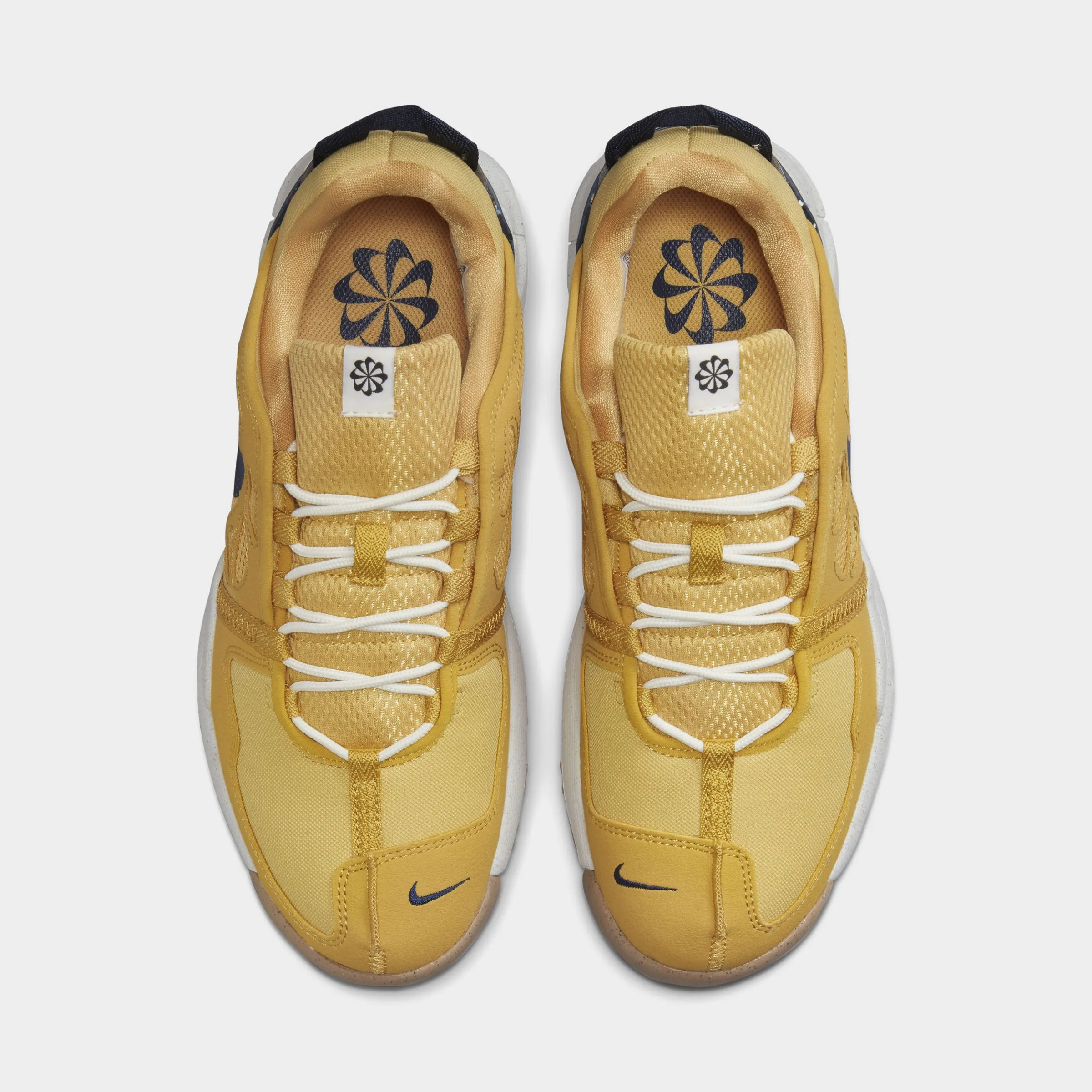 Minimal Build Durable Lacing System Nike Free Terra Vista Sanded Gold / Midnight Navy - Goldtone