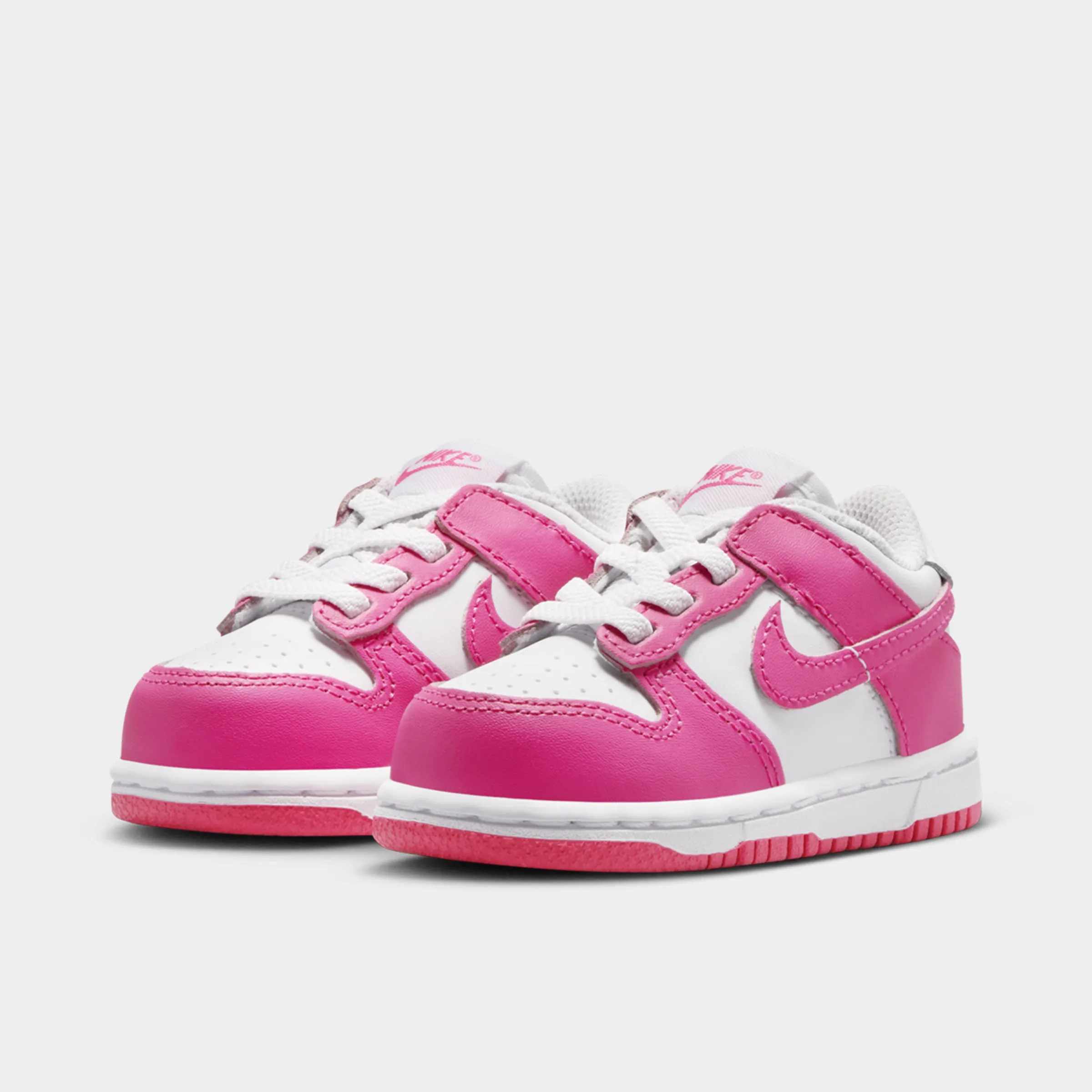 Aerobic Flex Sole Springy ride Nike Dunk Low TD White / Laser Fuchsia