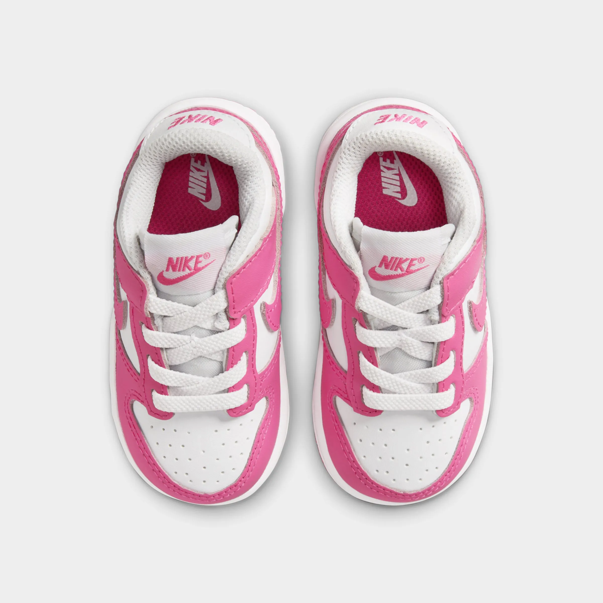Nike Dunk Low TD White / Laser Fuchsia Wear   Resistant