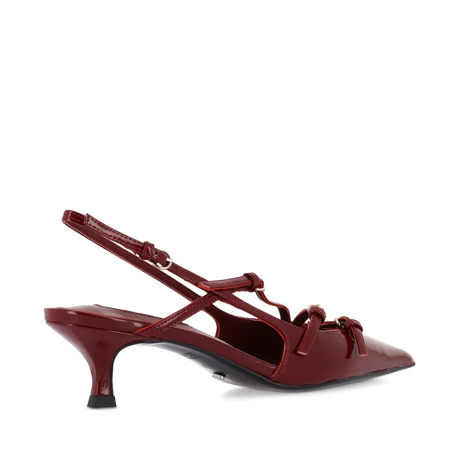 KOKO - BORDEAUX PATENT Celebrate Glow Easy Slip