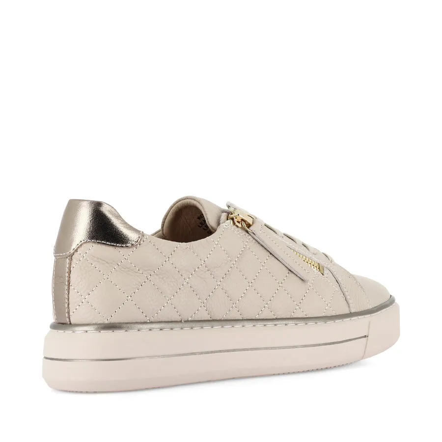Canvas Fabric KOZIE W - NOUGAT-CHAMPAGNE TUMBLE LEATHER
