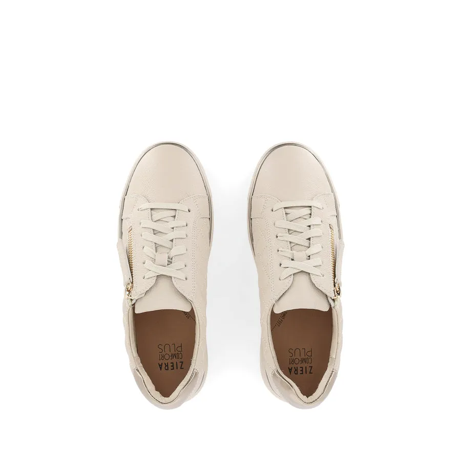 Anti fungal KOZIE W - NOUGAT-CHAMPAGNE TUMBLE LEATHER