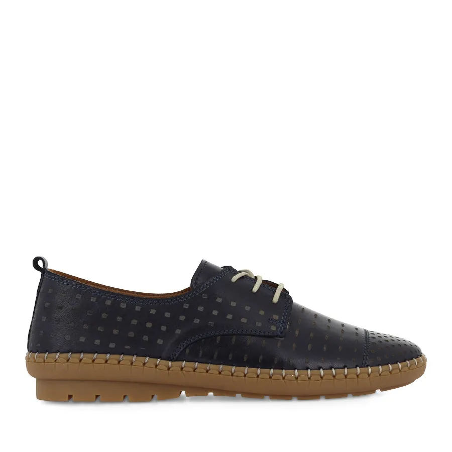 KROOT - NAVY LEATHER Trendy Shoes